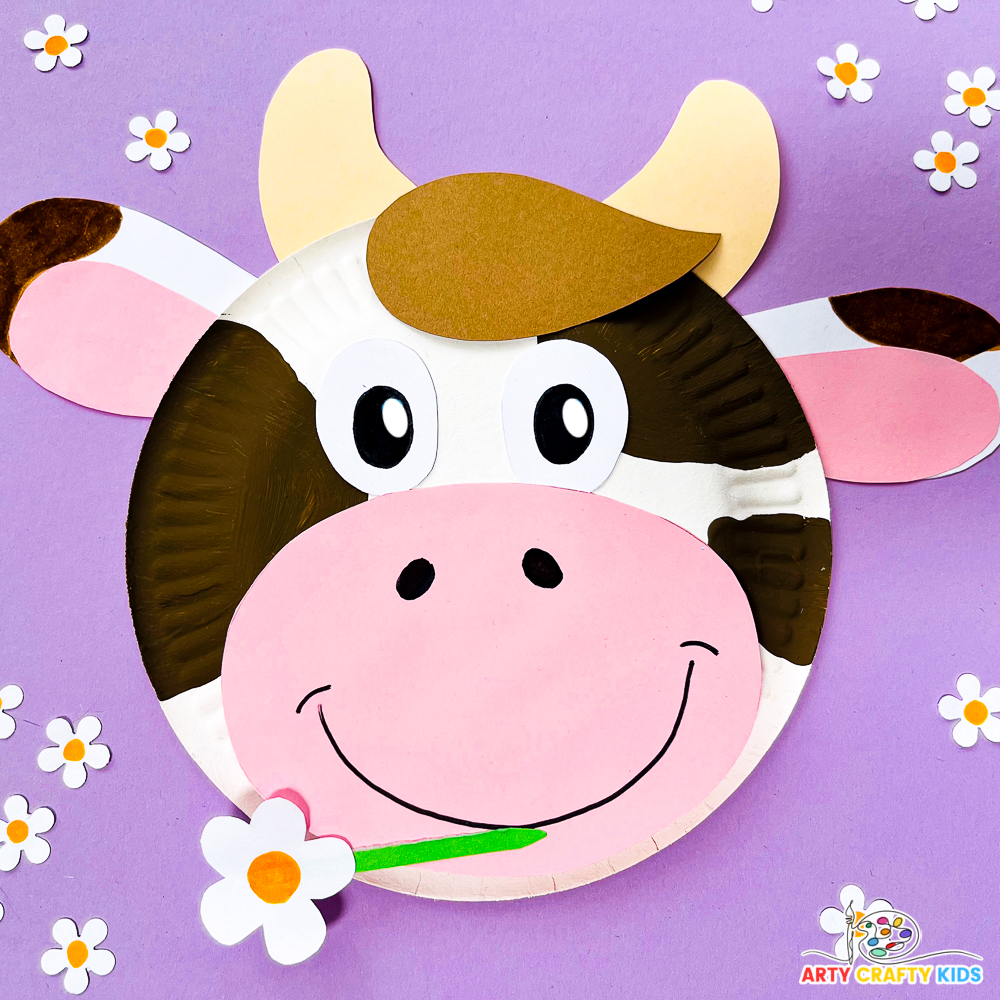 Paper Plate Cow Craft Arty Crafty Kids