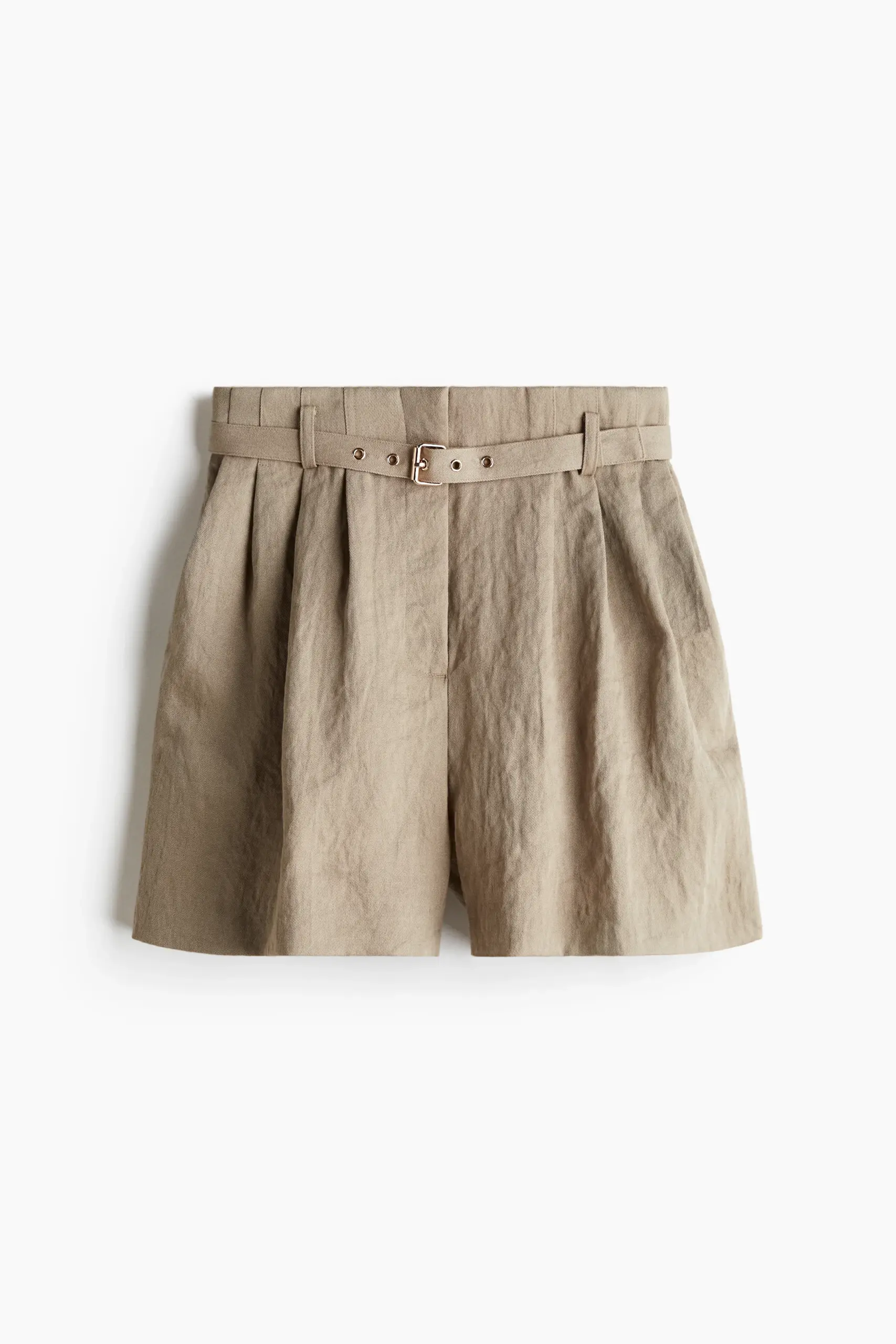 Paper Bag Linen Shorts