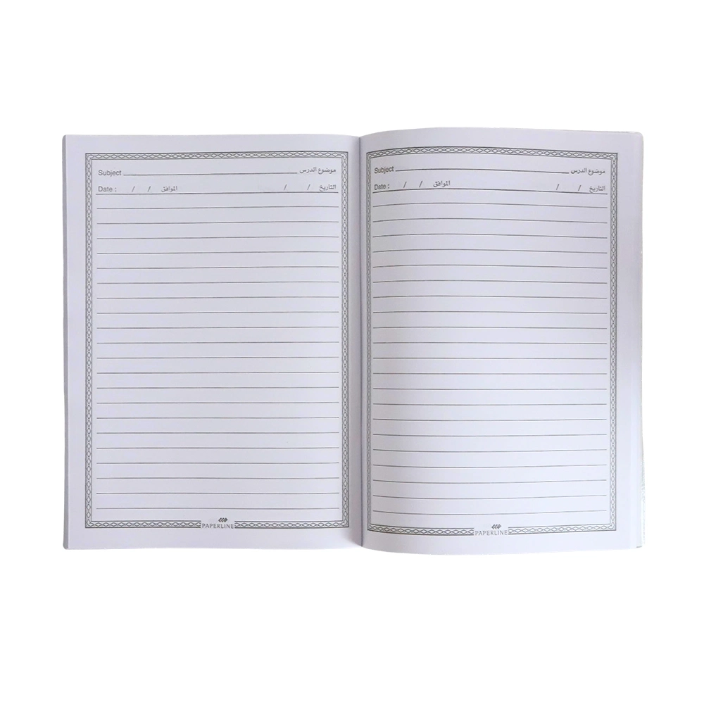 Paperline Assorted Design Soft Plastic Cover Single Lined Arabic 