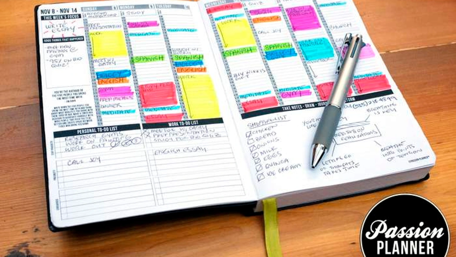 Passion Planner Desk Calendar
