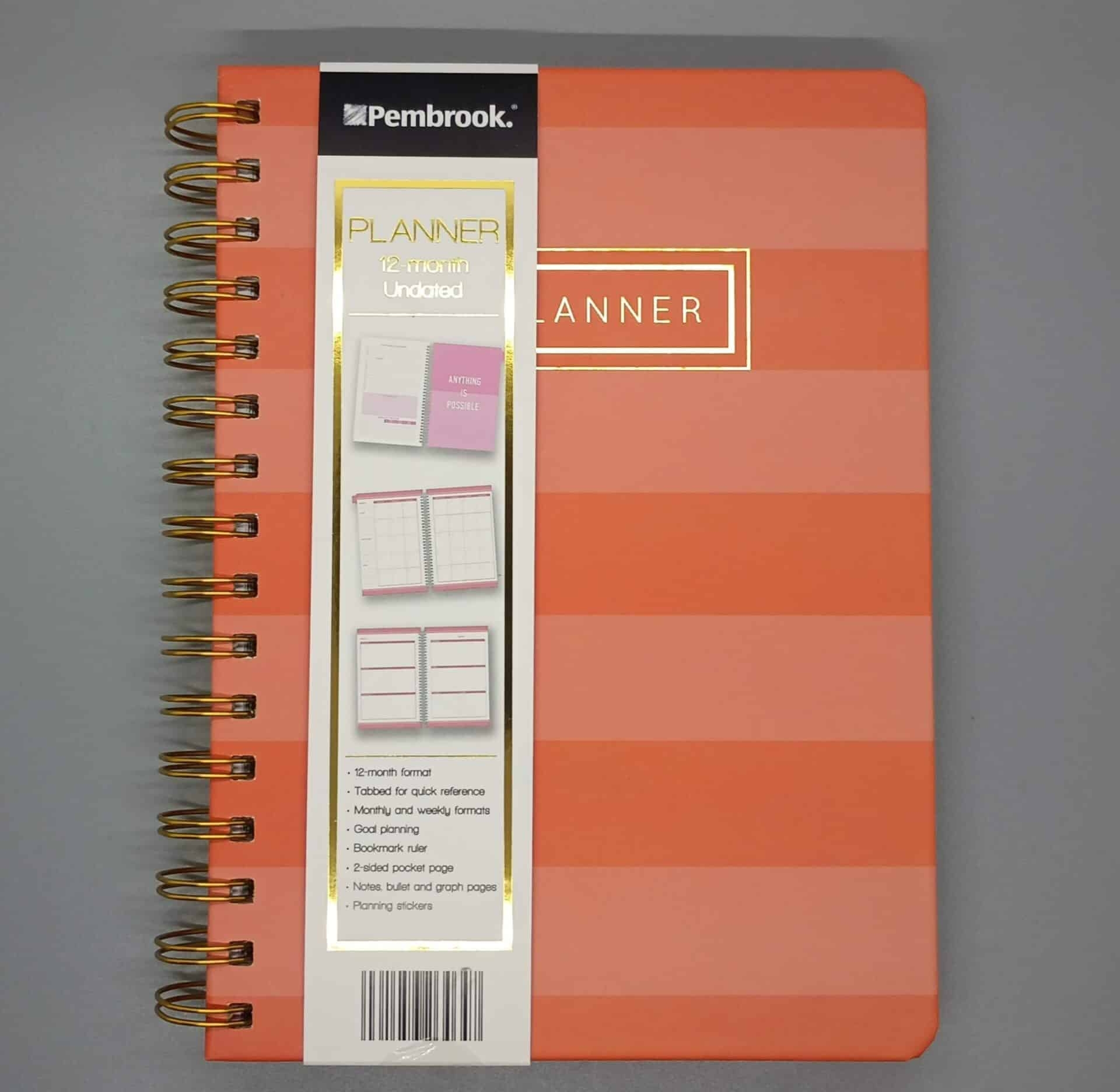 Pembrook 12 Month Undated Planner Aldi Reviewer