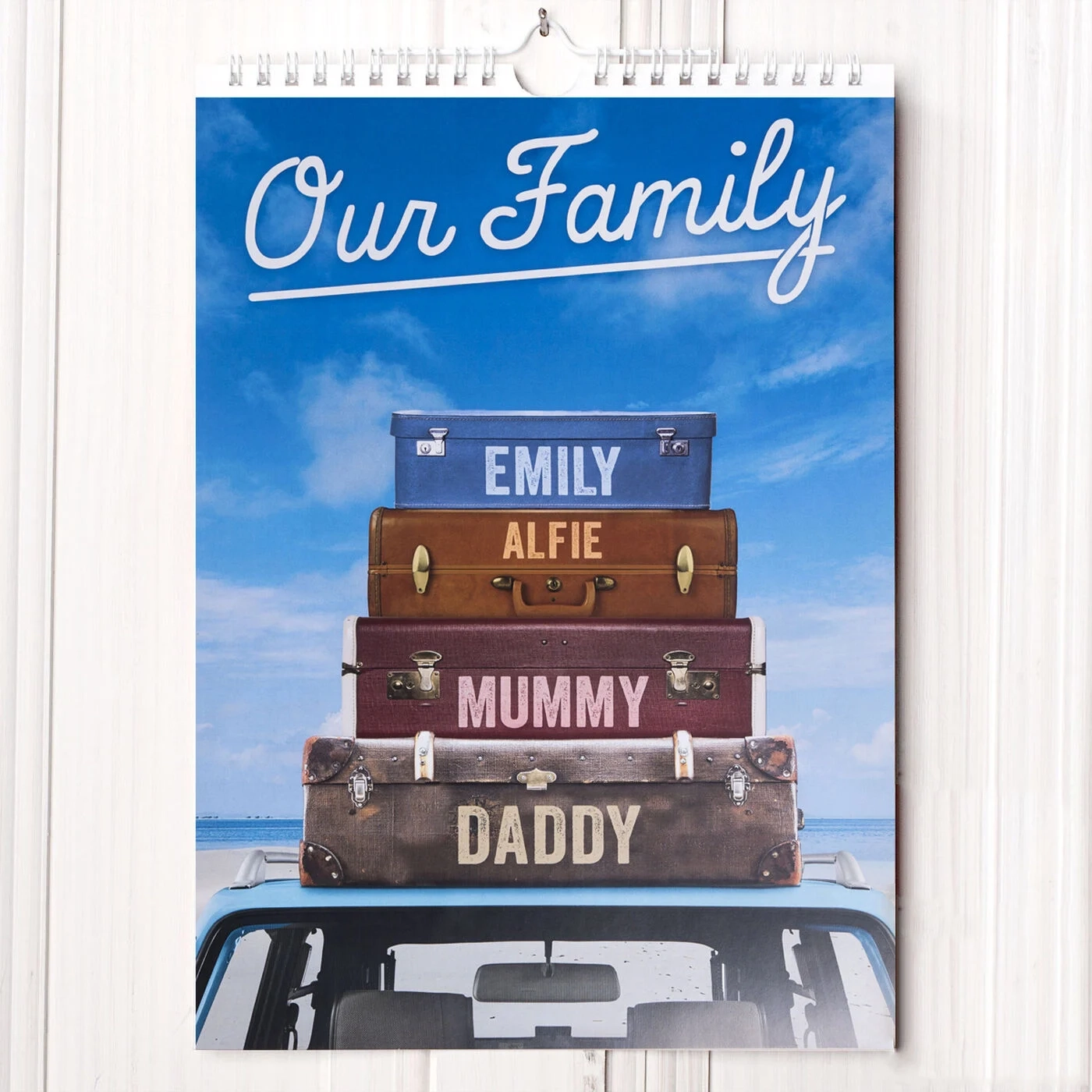 Personalised Our Family Calendar 7th Edition GettingPersonal