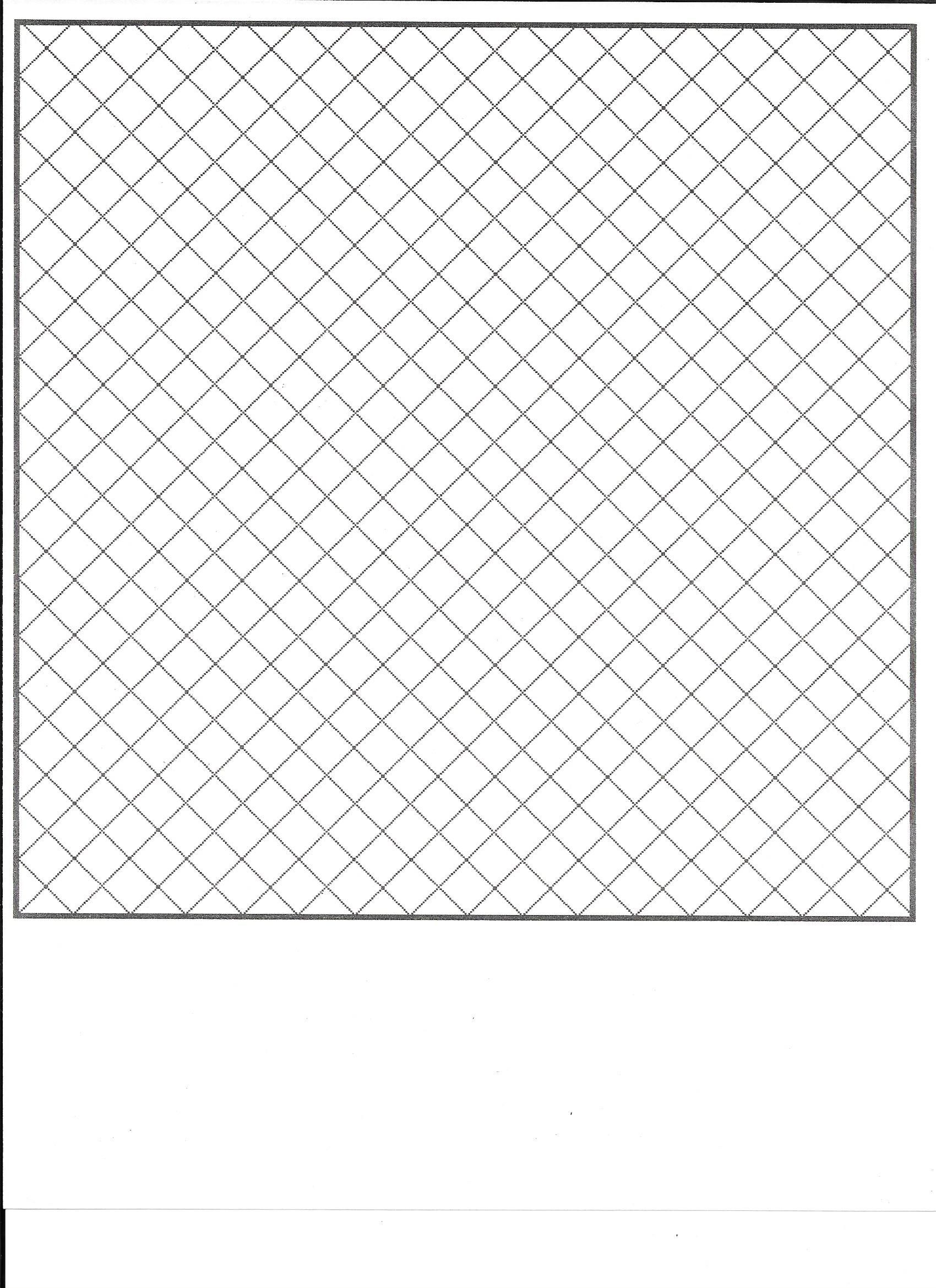 Diamond Graph Paper Printable