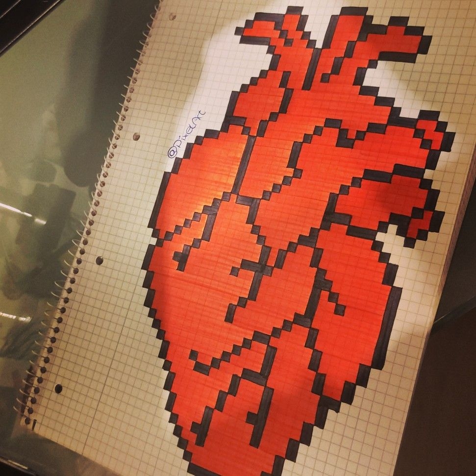 Heart Graph Paper