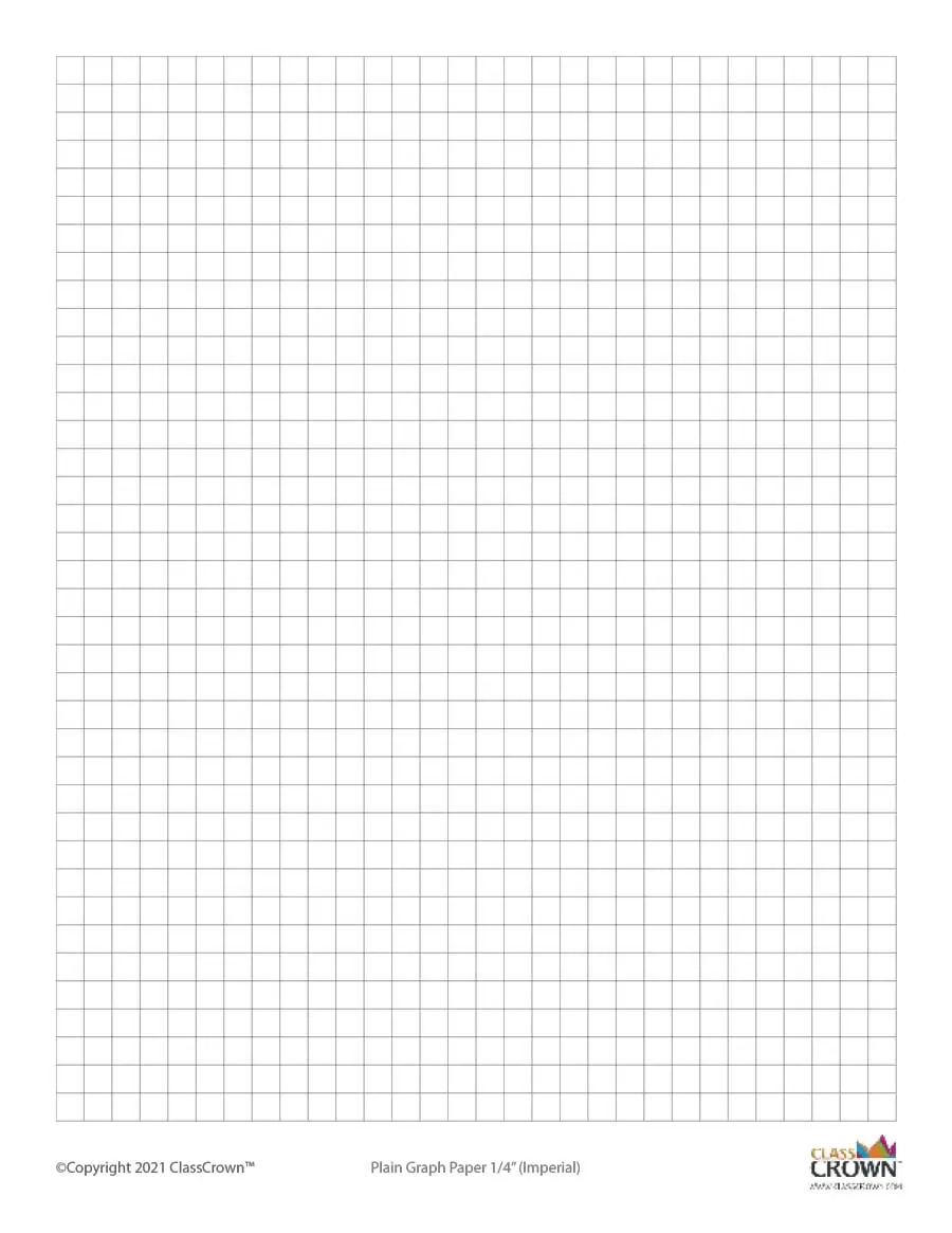 Free 1 4 Graph Paper