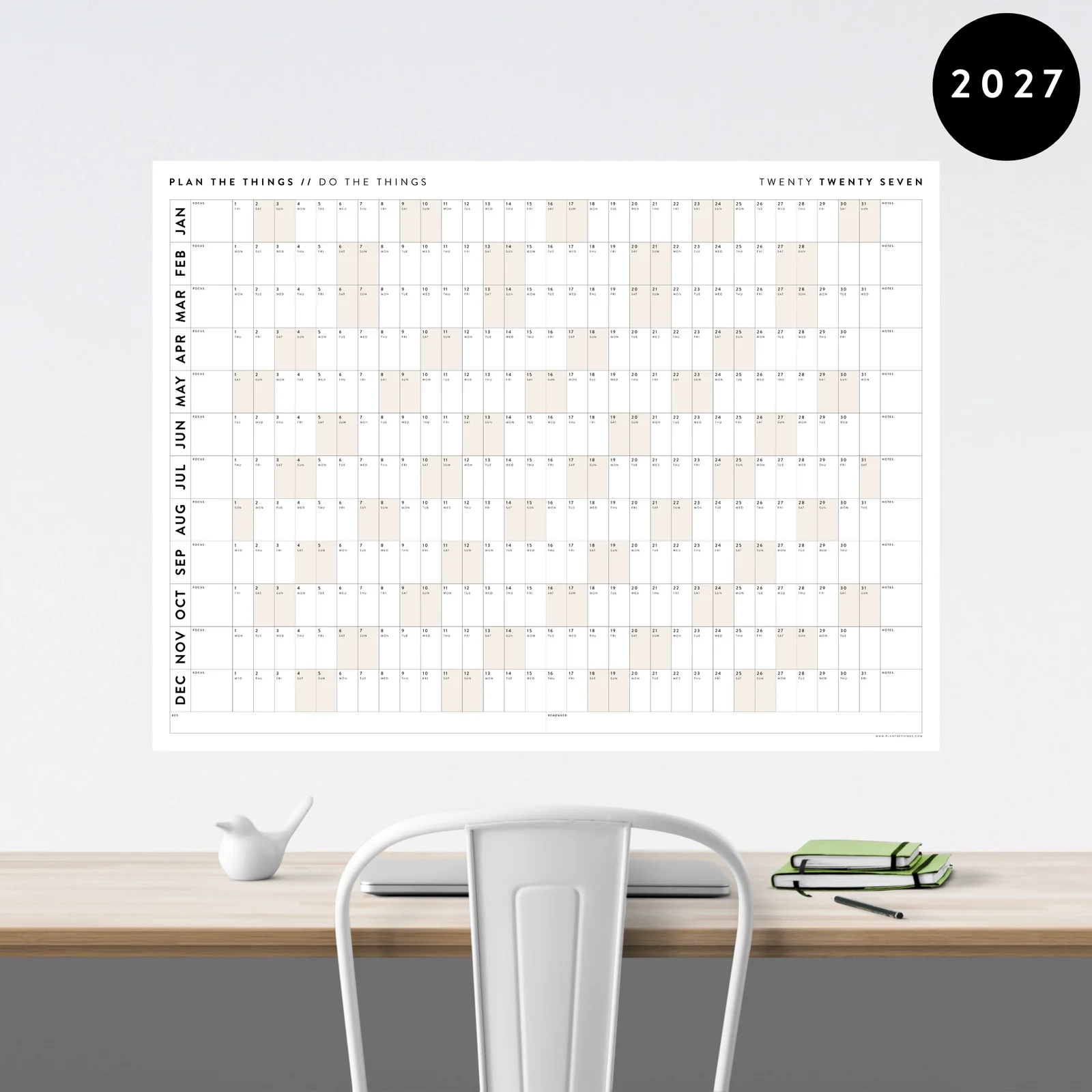 Electronic Wall Calendar Planner