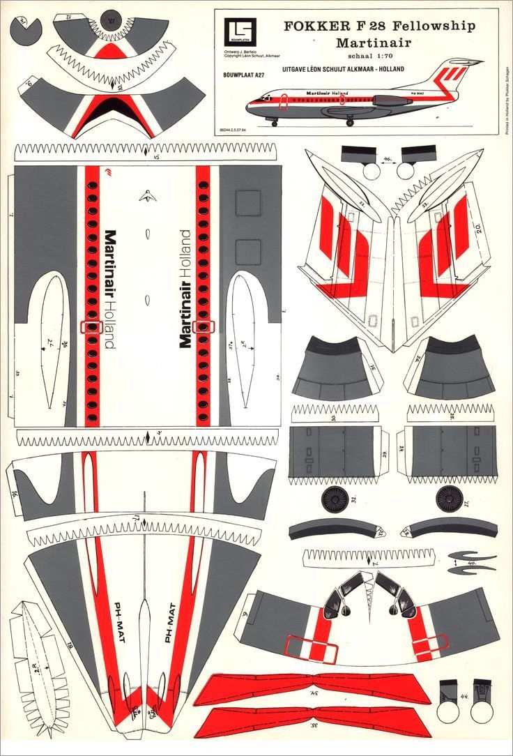 Plane Papercraft Flyable 4d Model Paper Airplane Template Of 