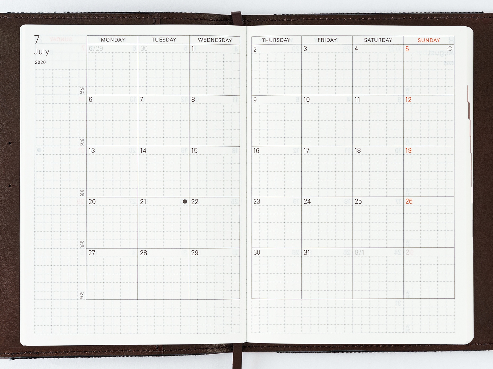 Planner Monthly Calendar Book Buying Guide Hobonichi Techo 2020