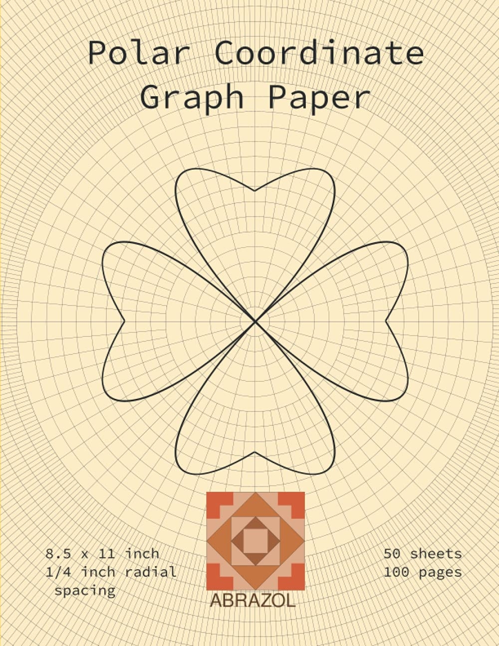 Polar Graph Paper 4 Per Page