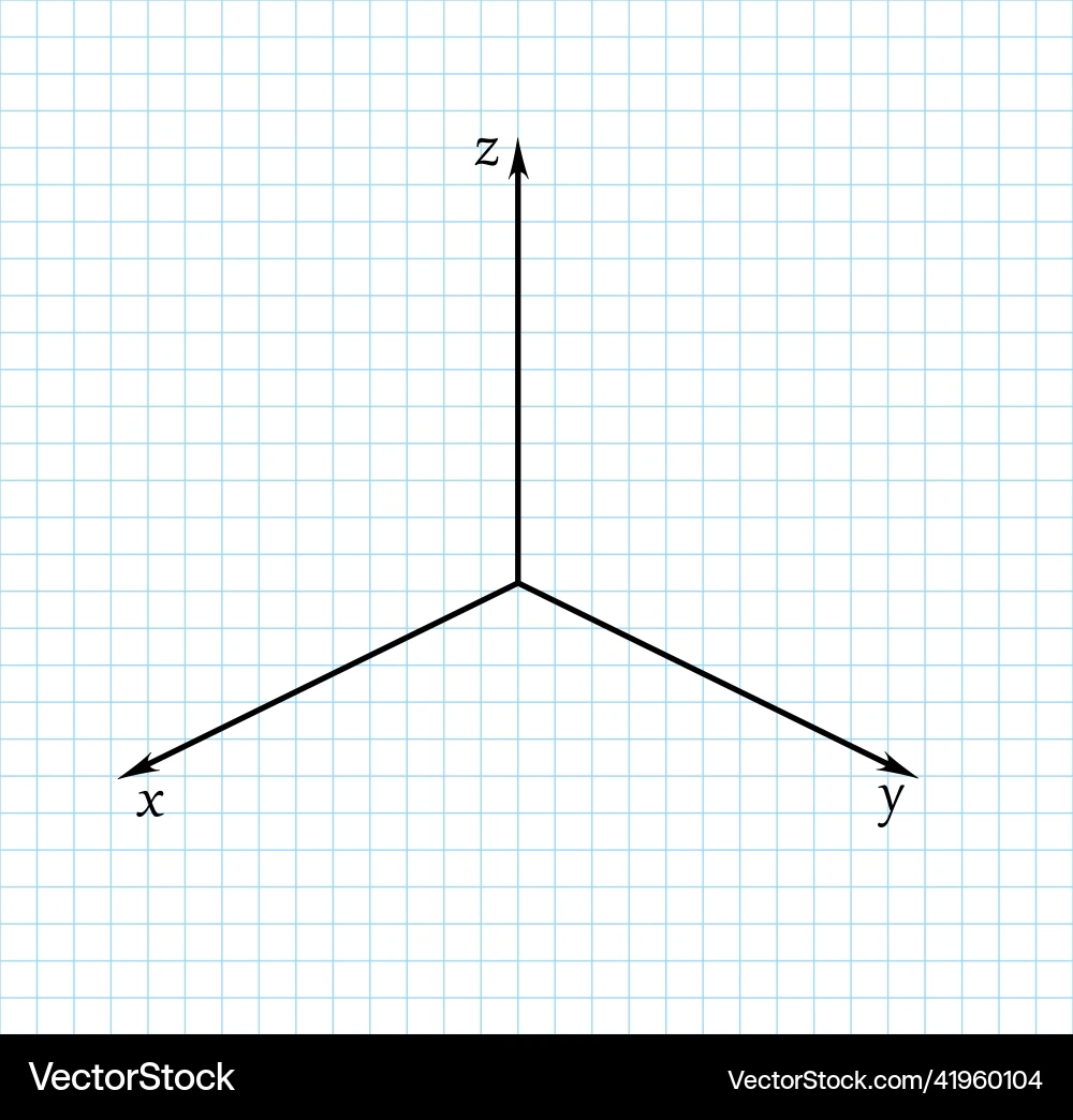 Polar Coordinate Systemon Graph Paper Royalty Free Vector 