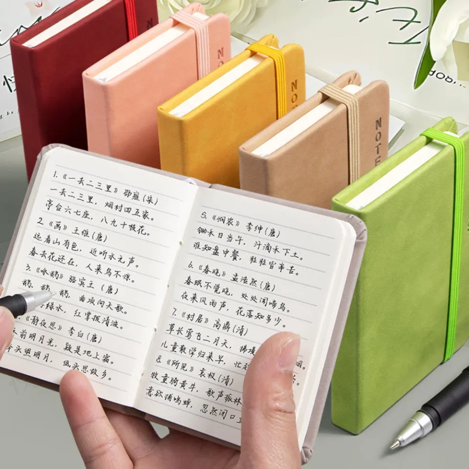 Portable Pocket Notepad Compact Planner Writing Paper Student Memo 