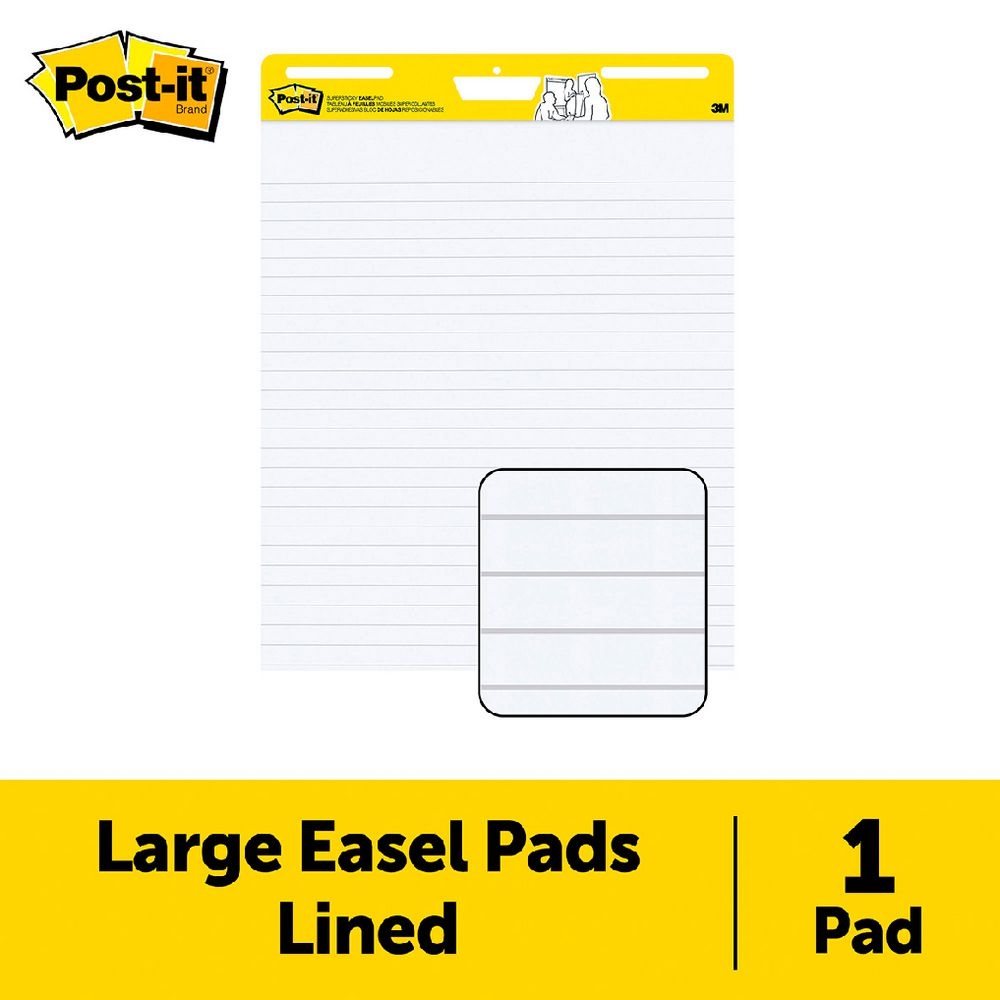 Post It Lined Chart Paper