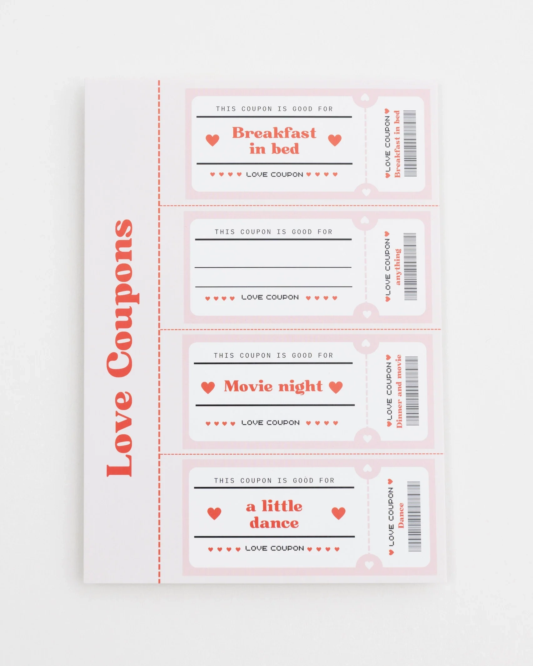 Postcard Love Coupons Broke Beautiful Brokeundschoen de