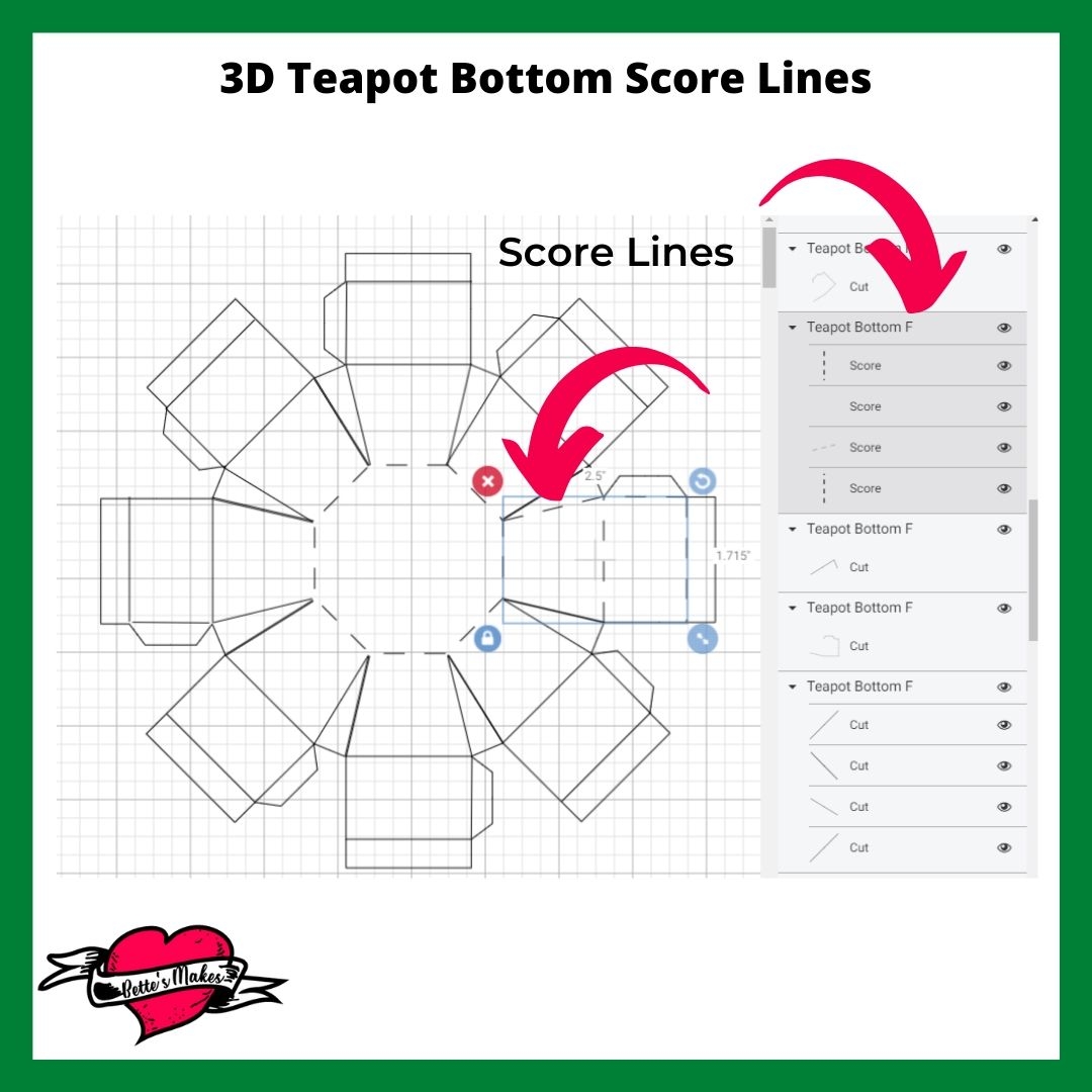 Pretty Paper Teapot Template And Tutorial Bettes Makes