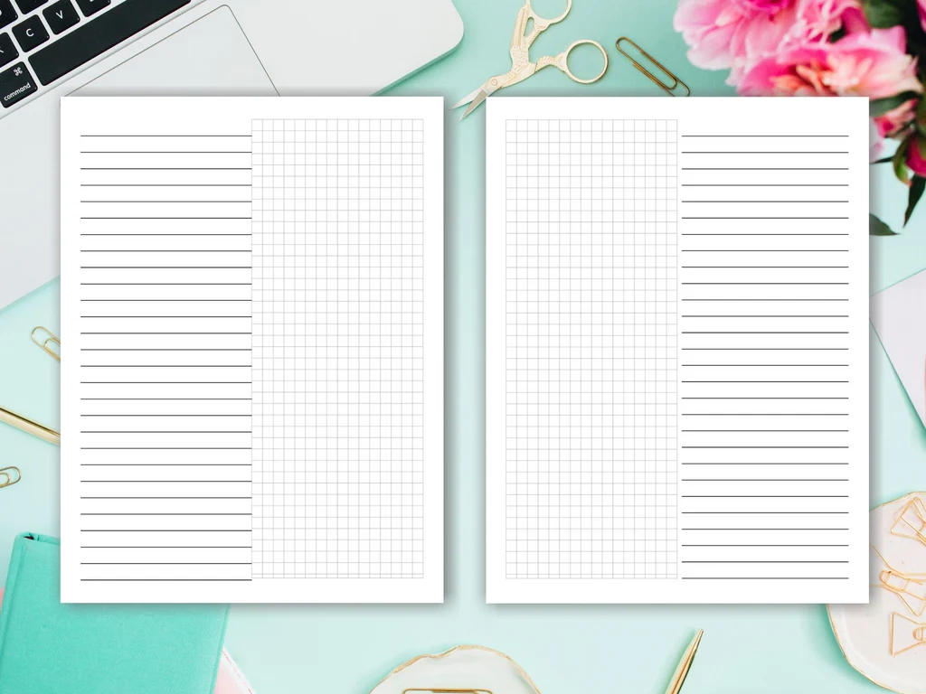 Printable 8 5x11 Graph Paper Templates Carrie Elle