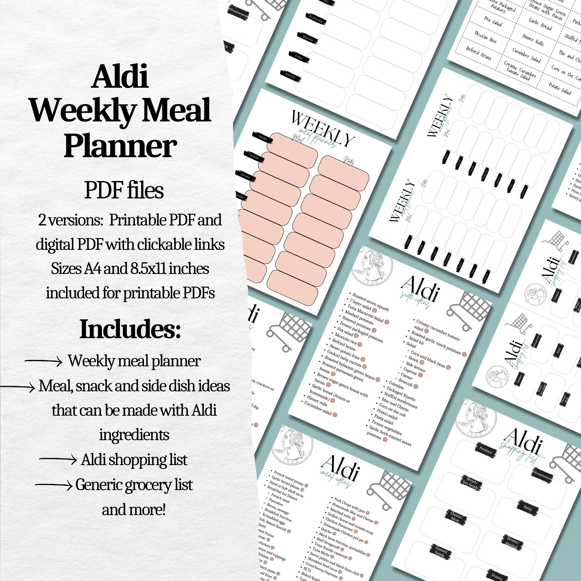 Aldi Calendar Planner