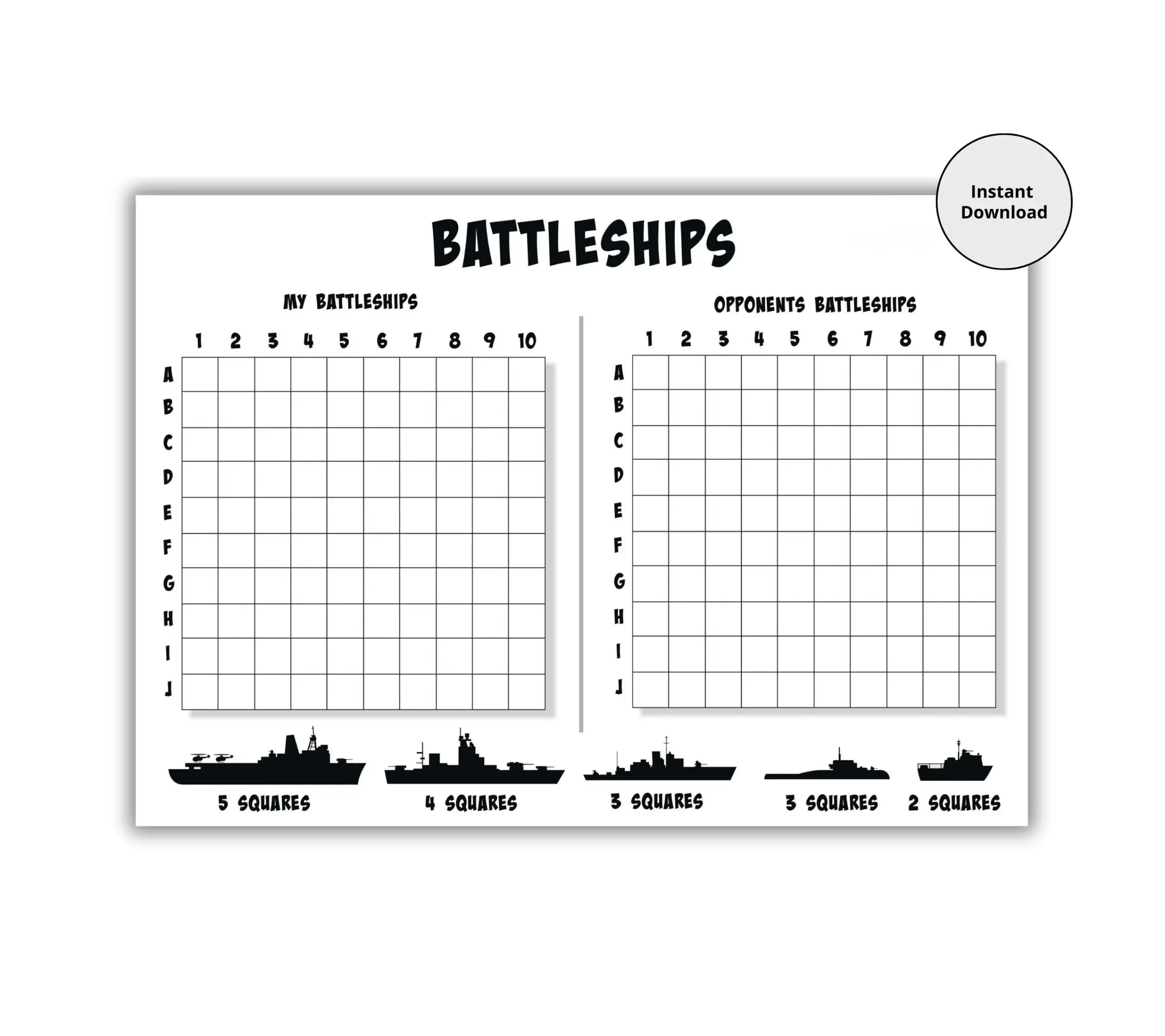 Printable Battleship Game For Kids Screen free Travel amp Family 