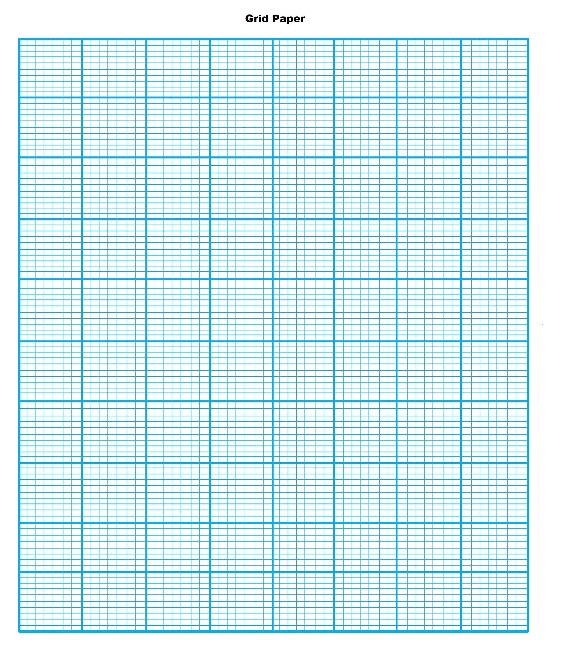  Printable Free Blank Graph Paper Online Template PDF 