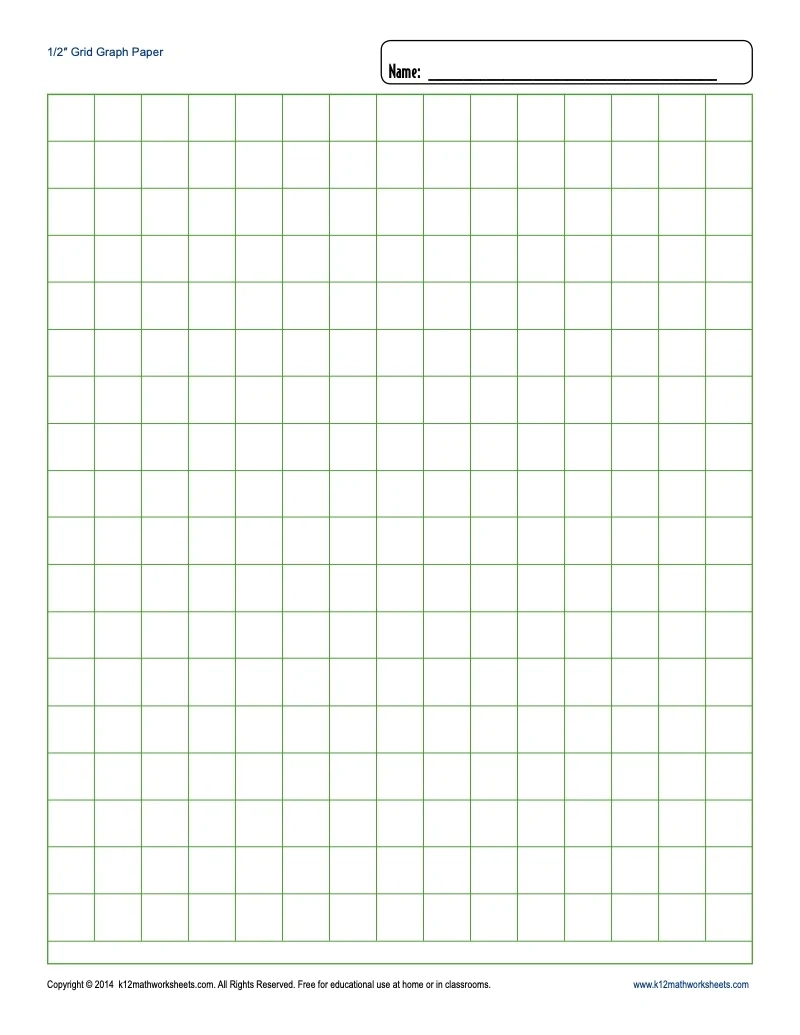 Free Printable 1 4 Graph Paper