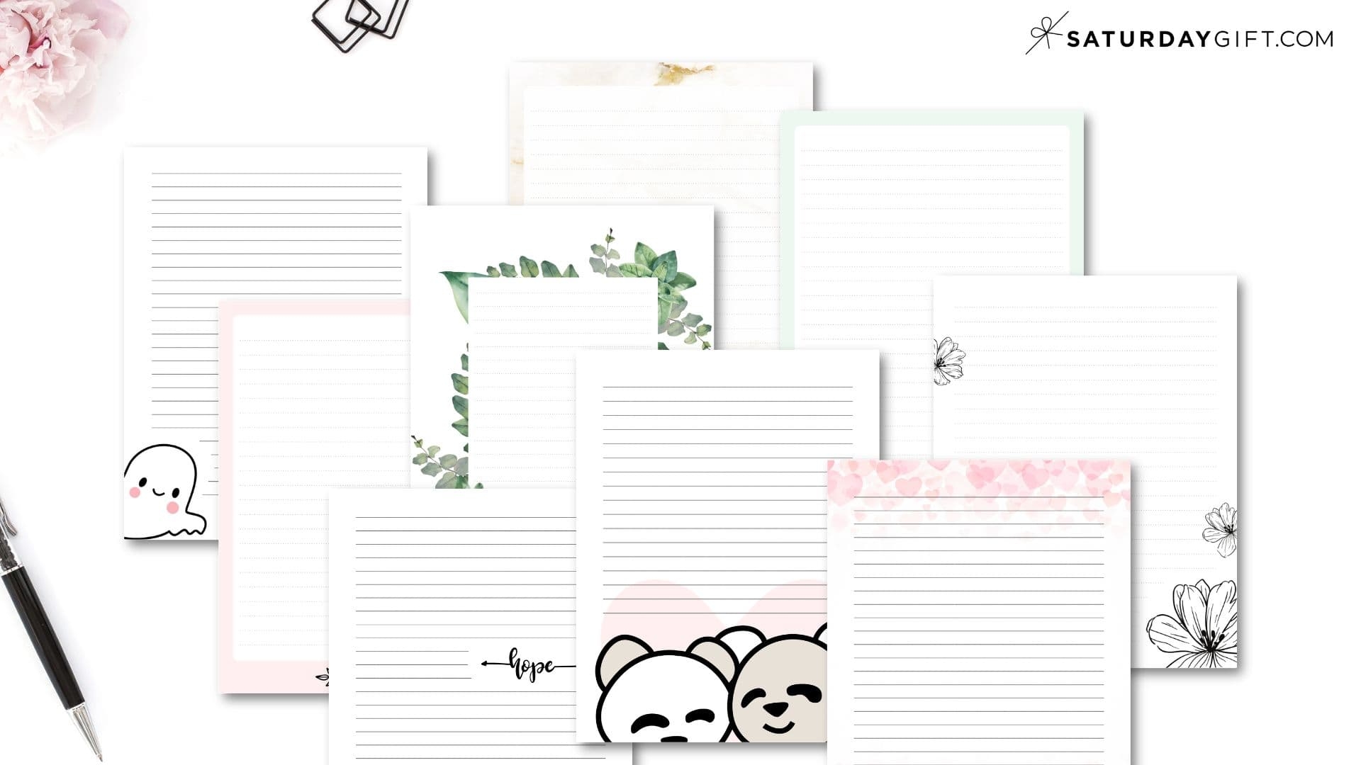 Free Printable Stationery Writing Paper