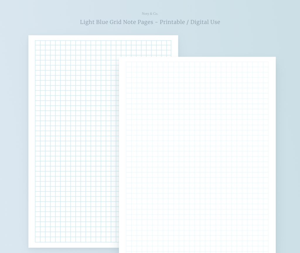 Light Grid Paper Printable