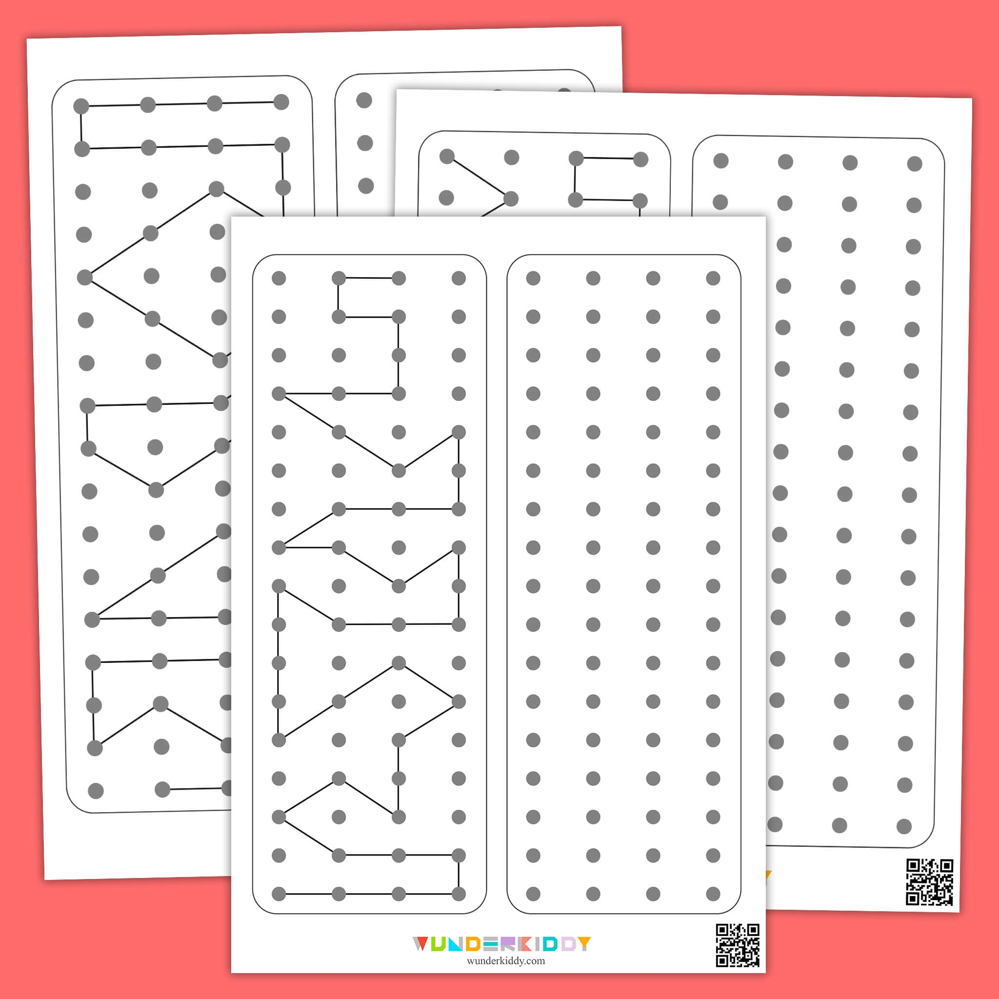 Printable Line Tracing Activity For Pre Writing Practice