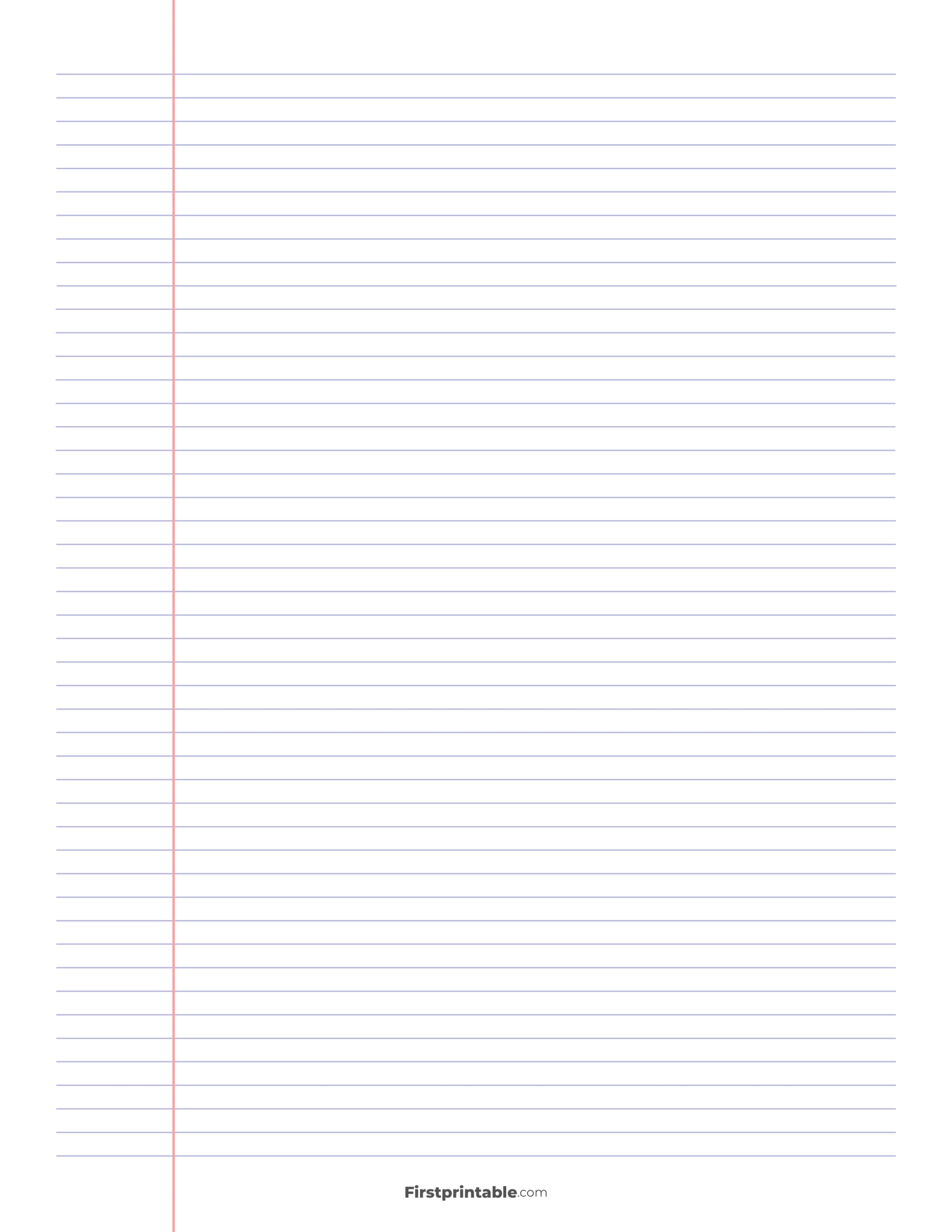 Picture And Lined Paper Template