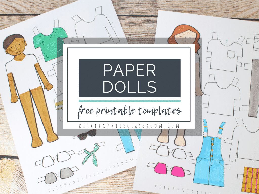 Paper Doll Template Free Printable