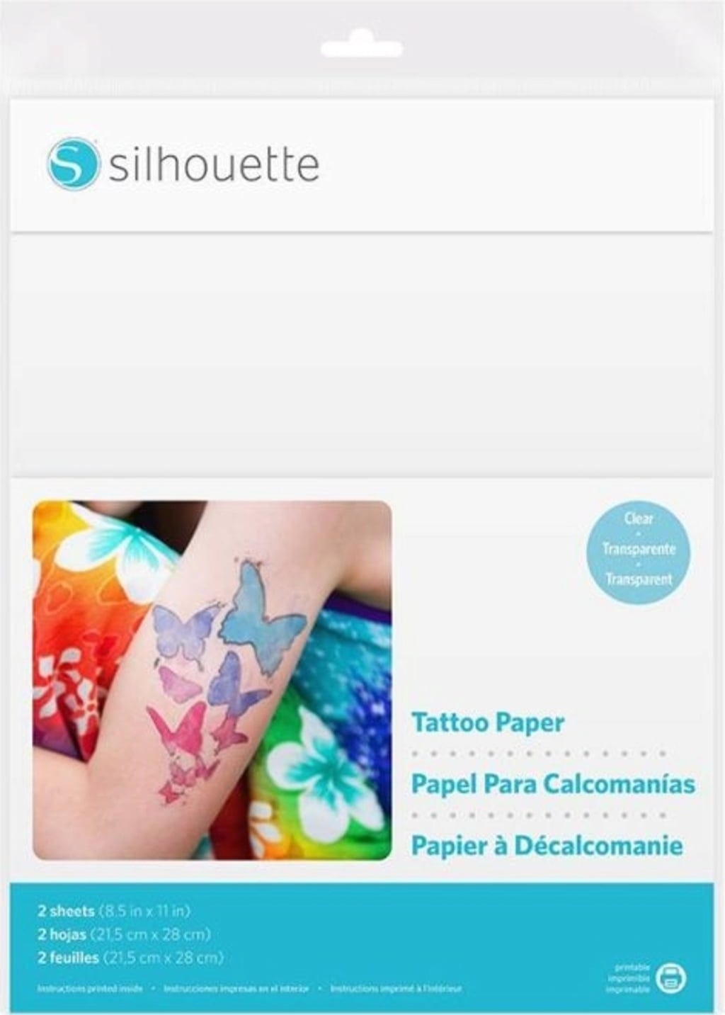 Printable Tattoo Paper Clear