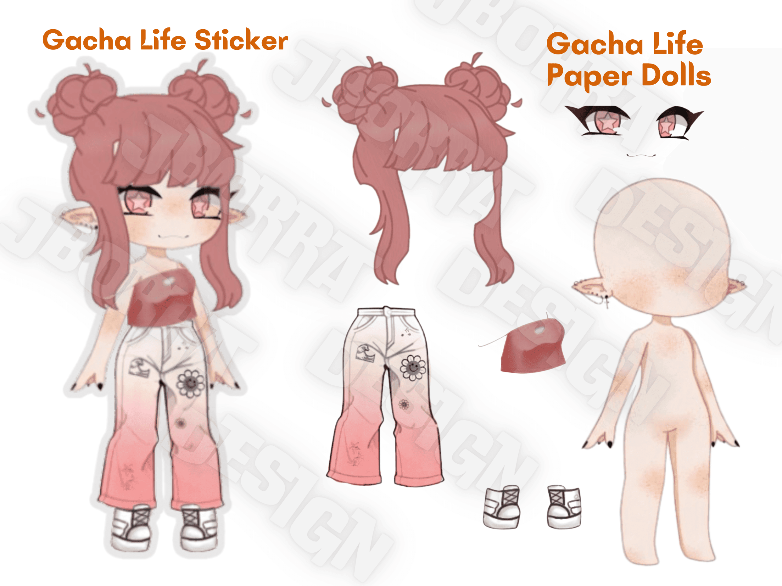 Gacha Life Paper Doll Printable Free