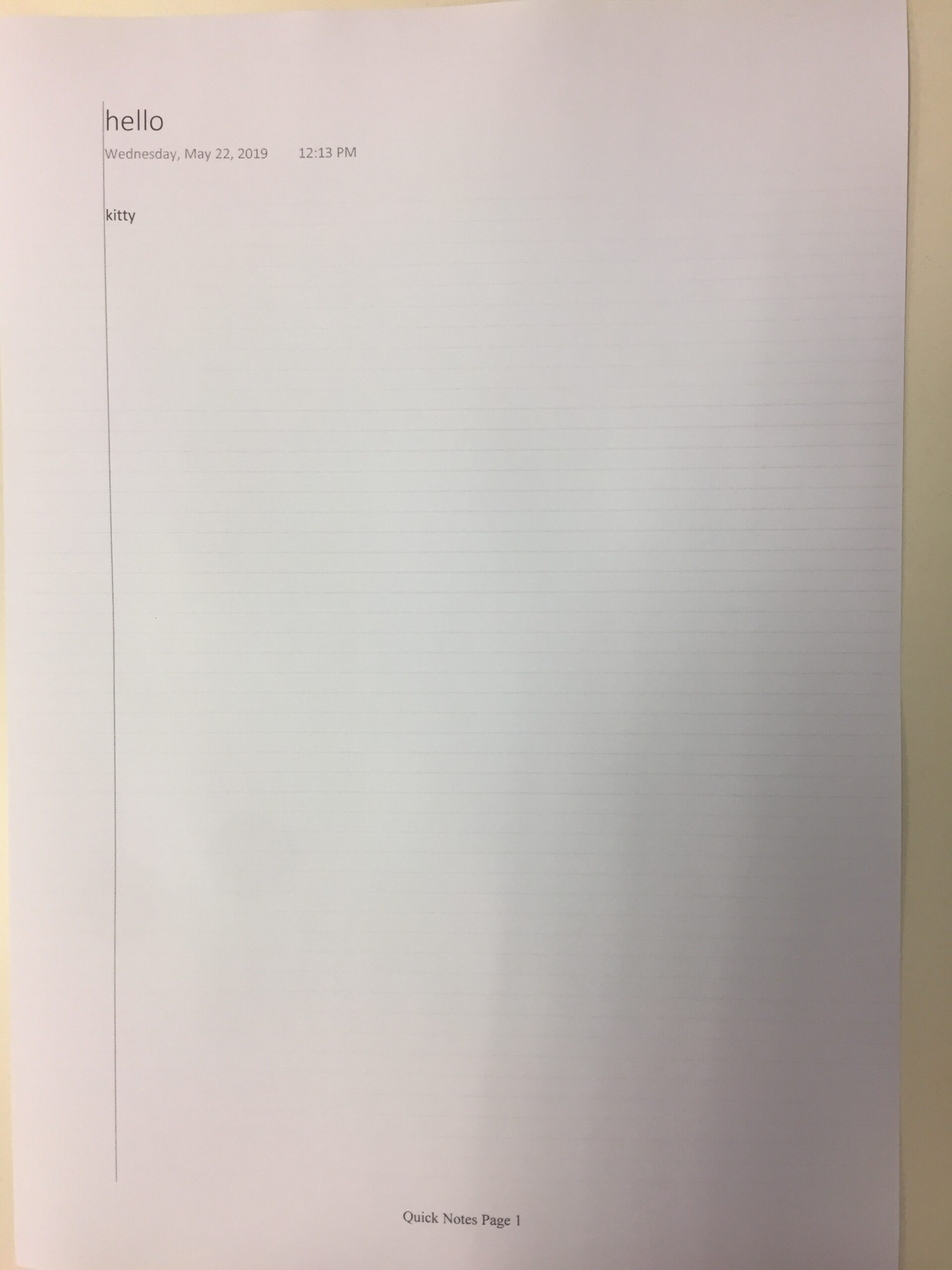 Printing Onenote Pages With The Lined Paper Microsoft Q amp A