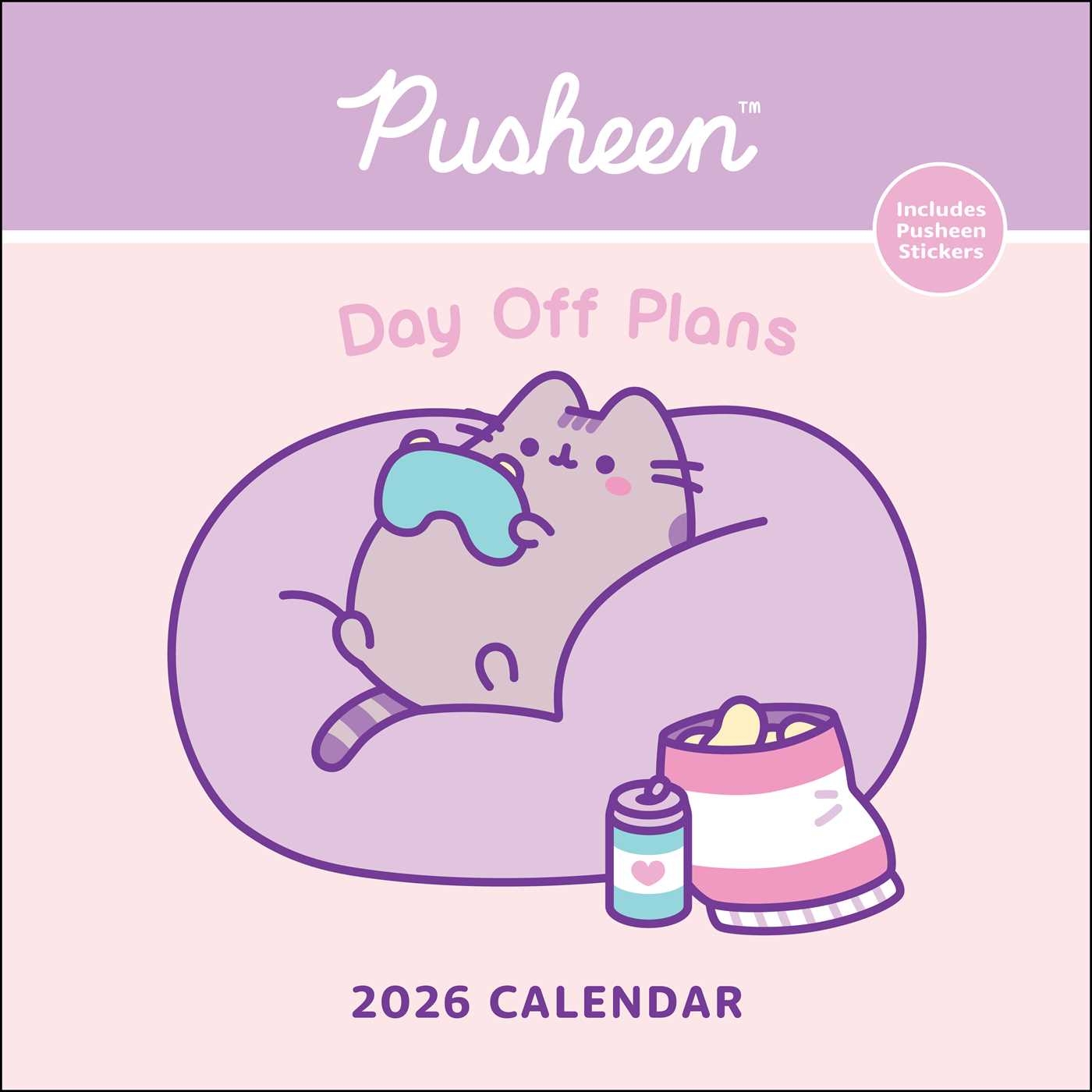 Pusheen 2026 Wall Calendar Book Summary amp Video Official 