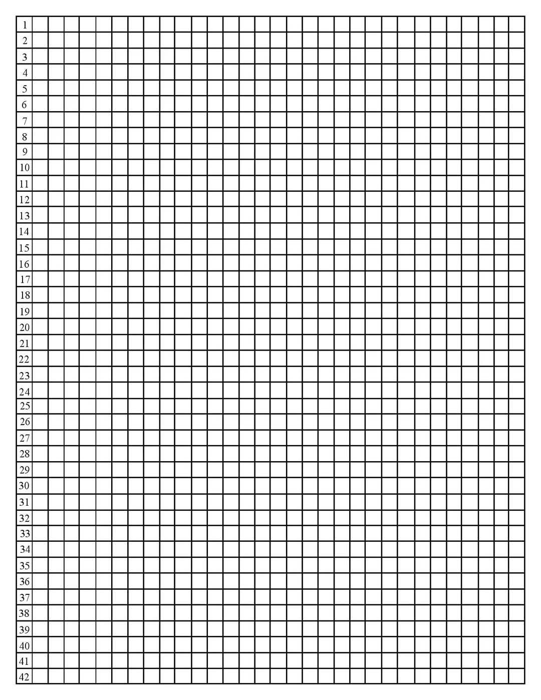 3/4 Inch Graph Paper Printable
