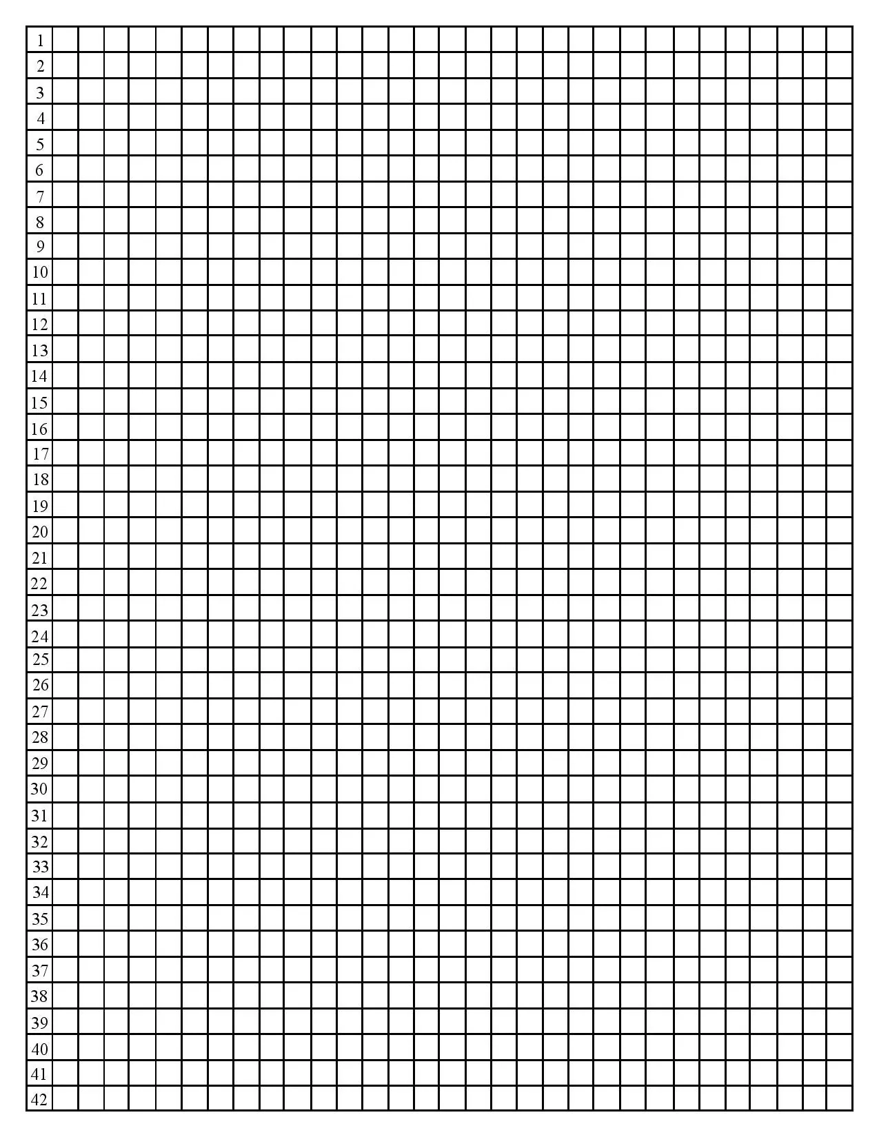 Graphing Paper Printable Image