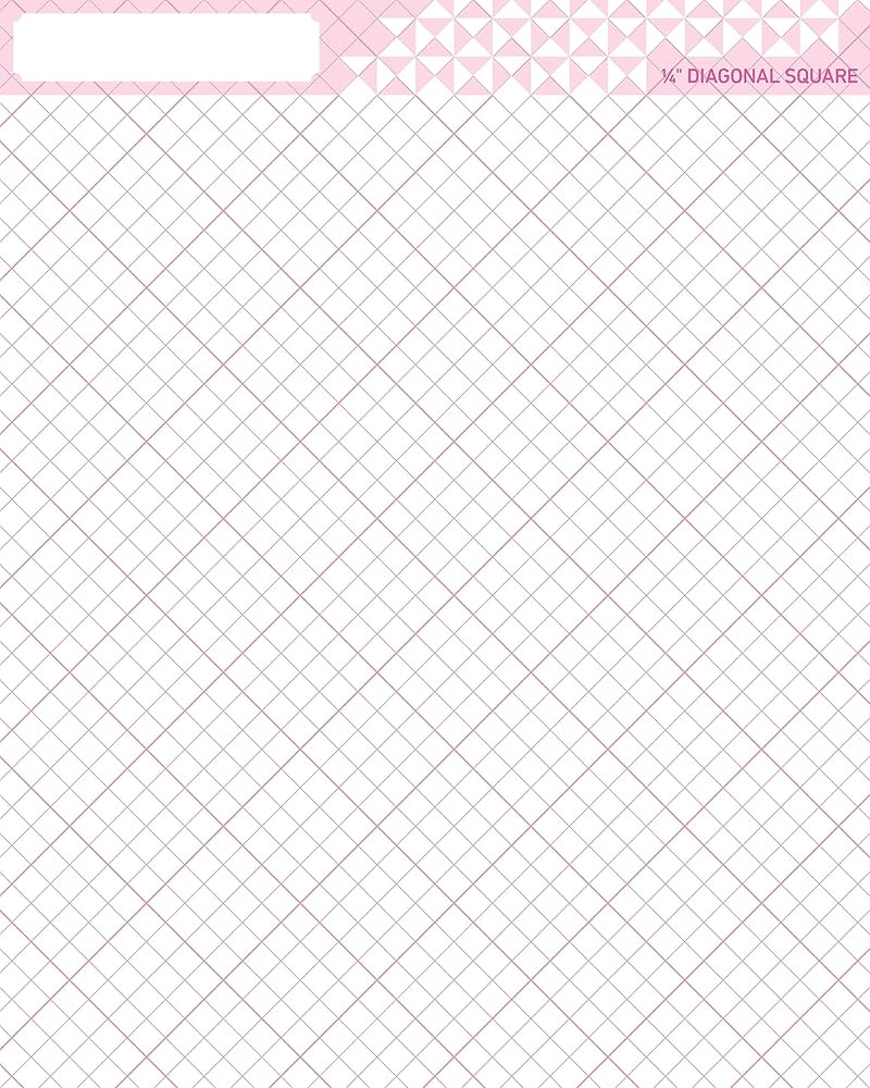 QuiltGenius Graph Paper 3 Grid Styles 1 4 In Square 30 Sheets 1 