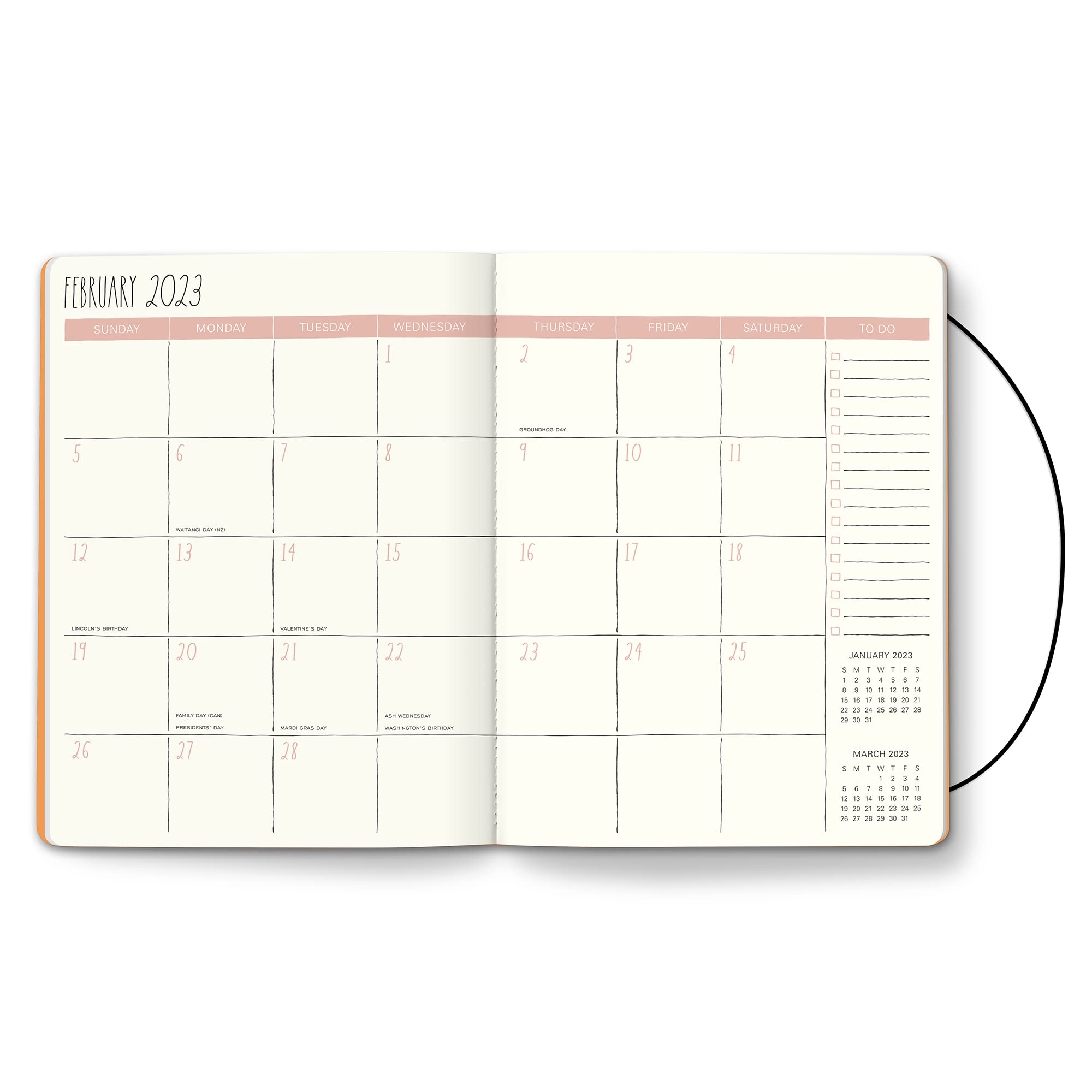 Rae Dunn By Orange Circle Studio Just Right 2022 2023 Monthly 