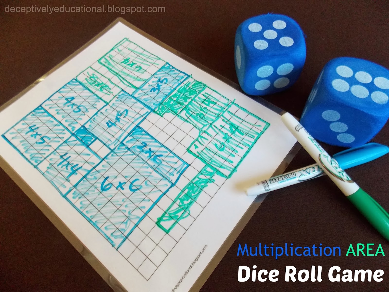 Relentlessly Fun Deceptively Educational Multiplication AREA 