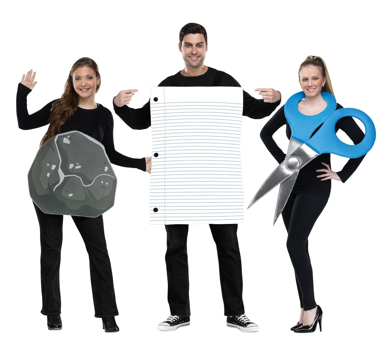 Rock Paper Scissors Group Costume Novelty Mens Costumes The 