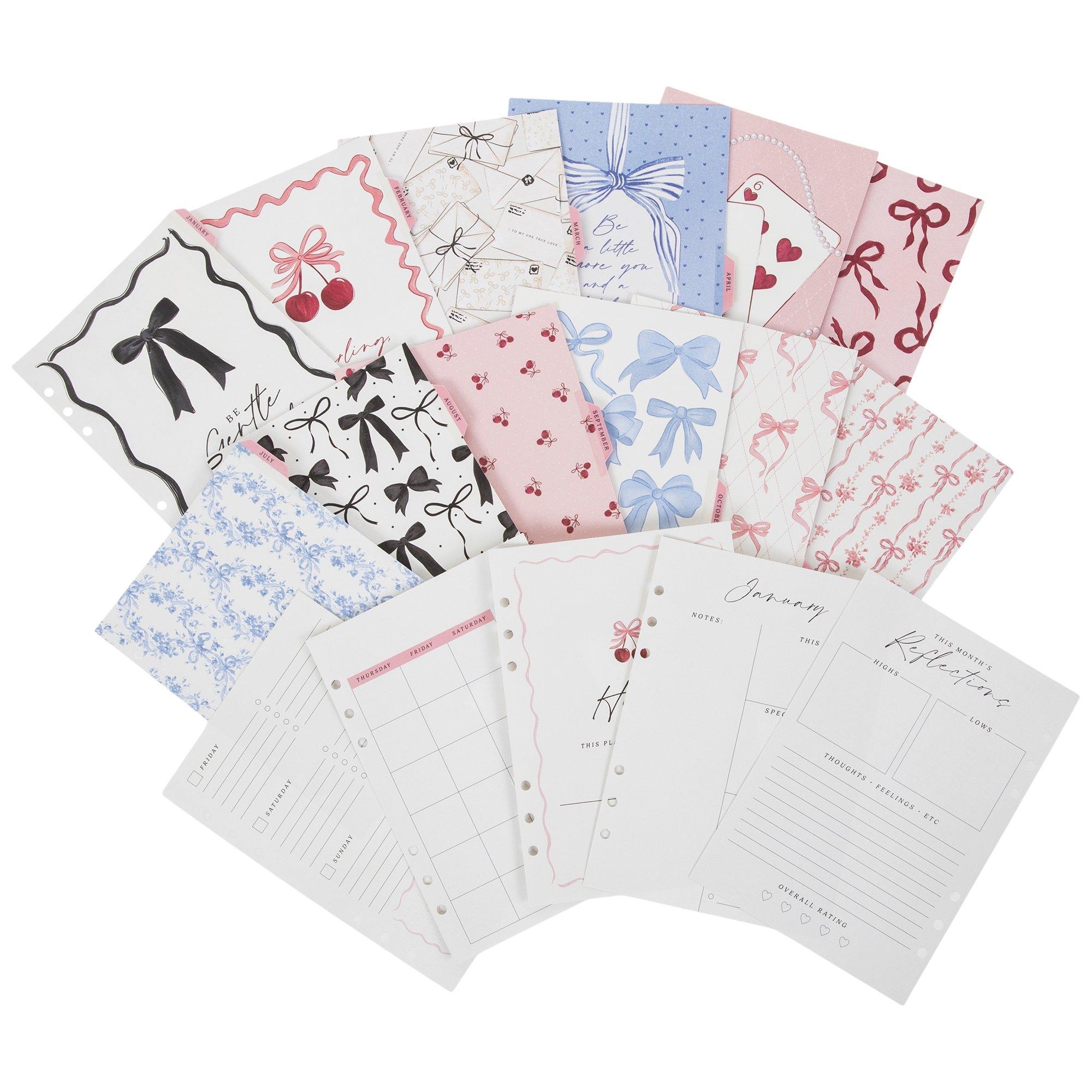 Romantic Undated Planner Insert 12 Months Hobby Lobby 2536399