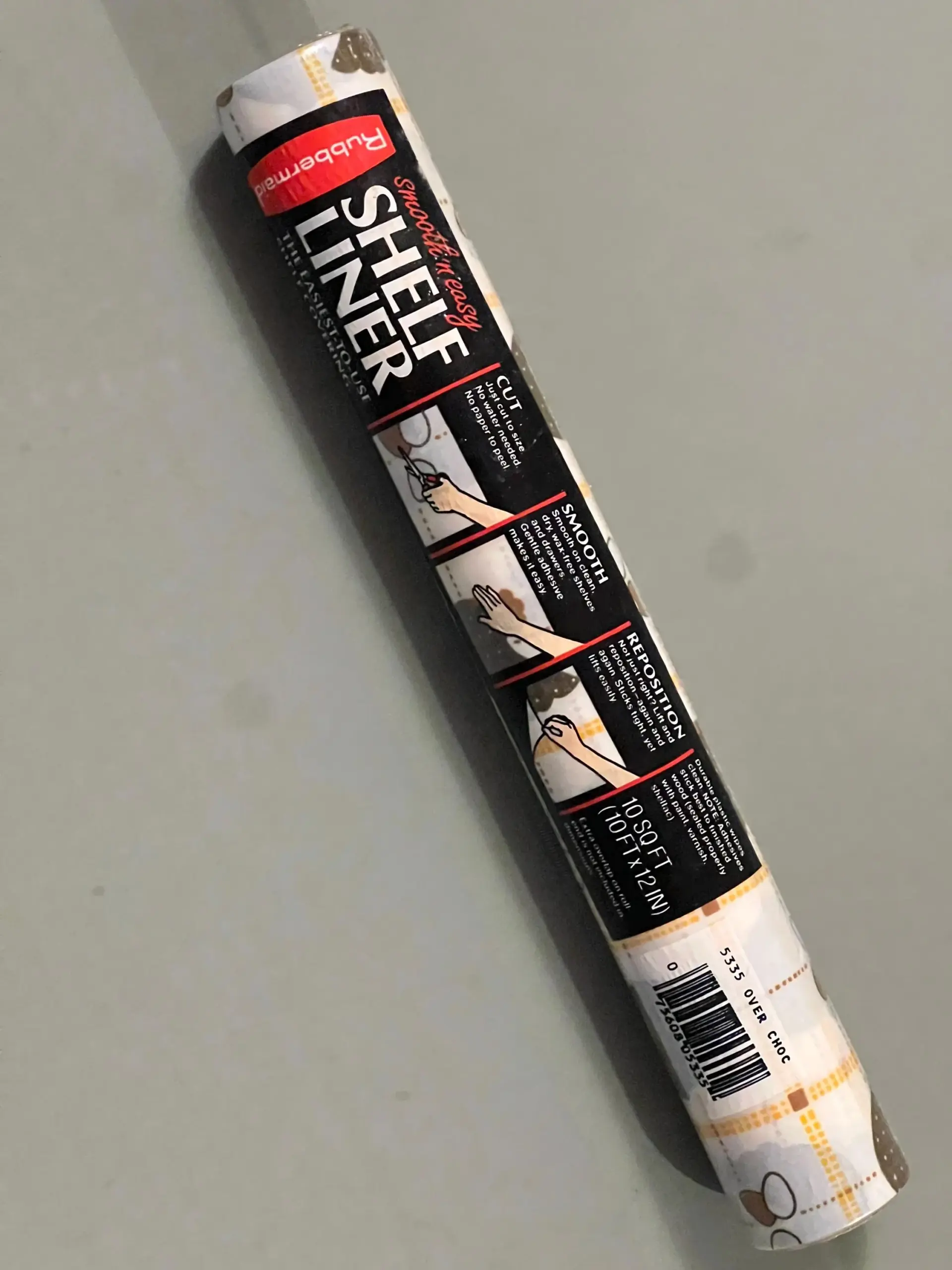Rubbermaid Smooth n Easy Shelf Liner Huhn Henne Eier Karo 
