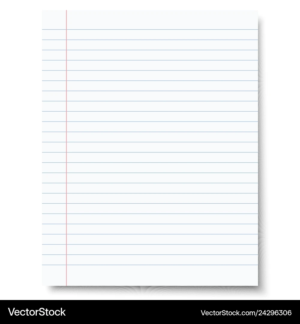 Lined Paper Picture