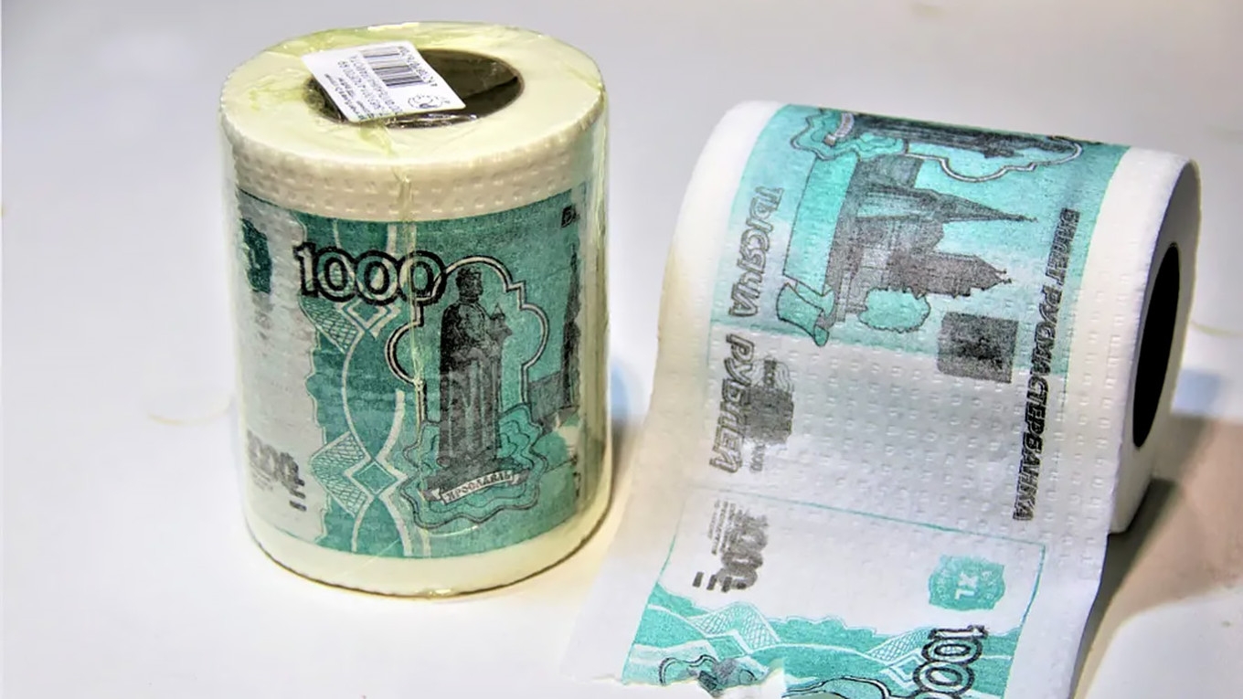 Russia Bans Ruble Toilet Paper The Moscow Times