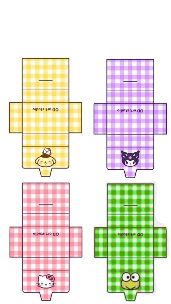 Sanrio Paper Bags Easy Paper Crafts Diy Printable Diy Crafts 