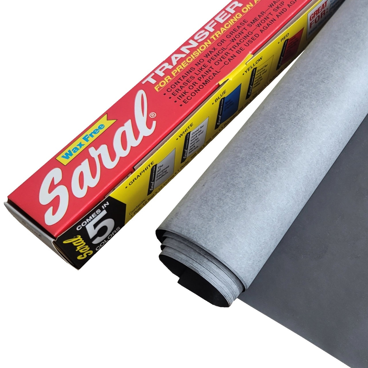 Saral Transfer Paper 30 G m Graphite Carbonless Paper 4 Sheets 30 5 X 91 5 Cm