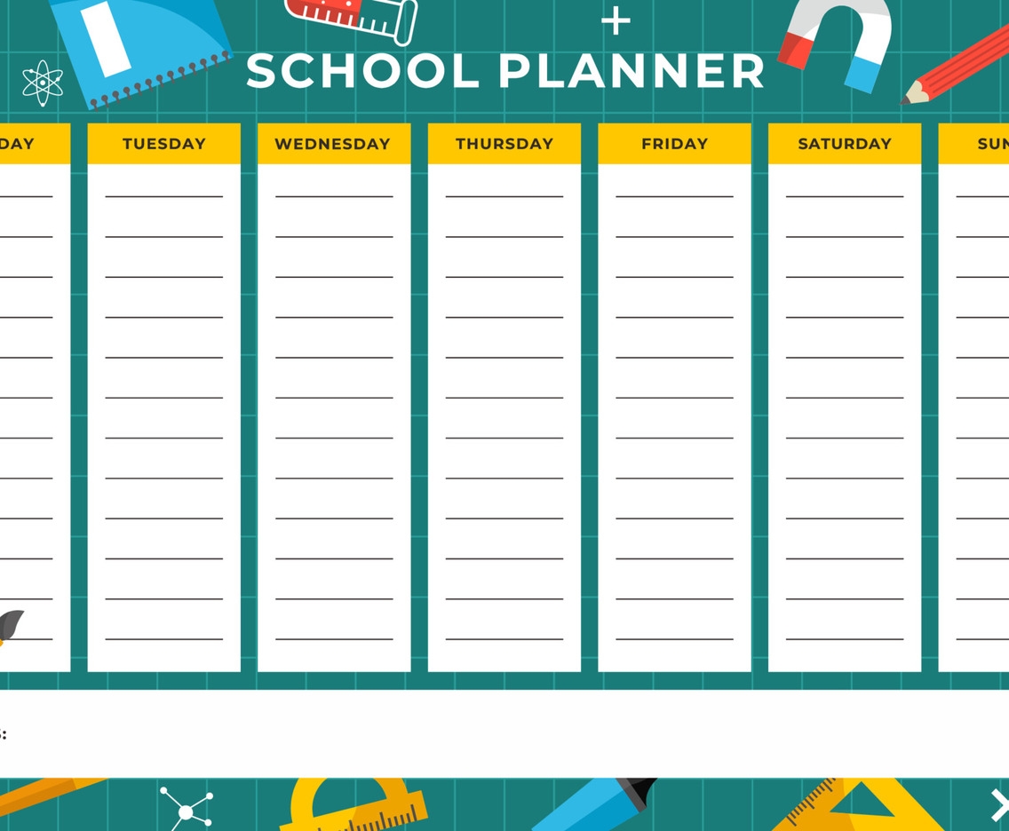 School Planner Template