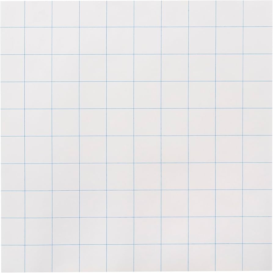 School Smart Graph Paper 10 X 10 Inches White 500 Sheets Model 085282 