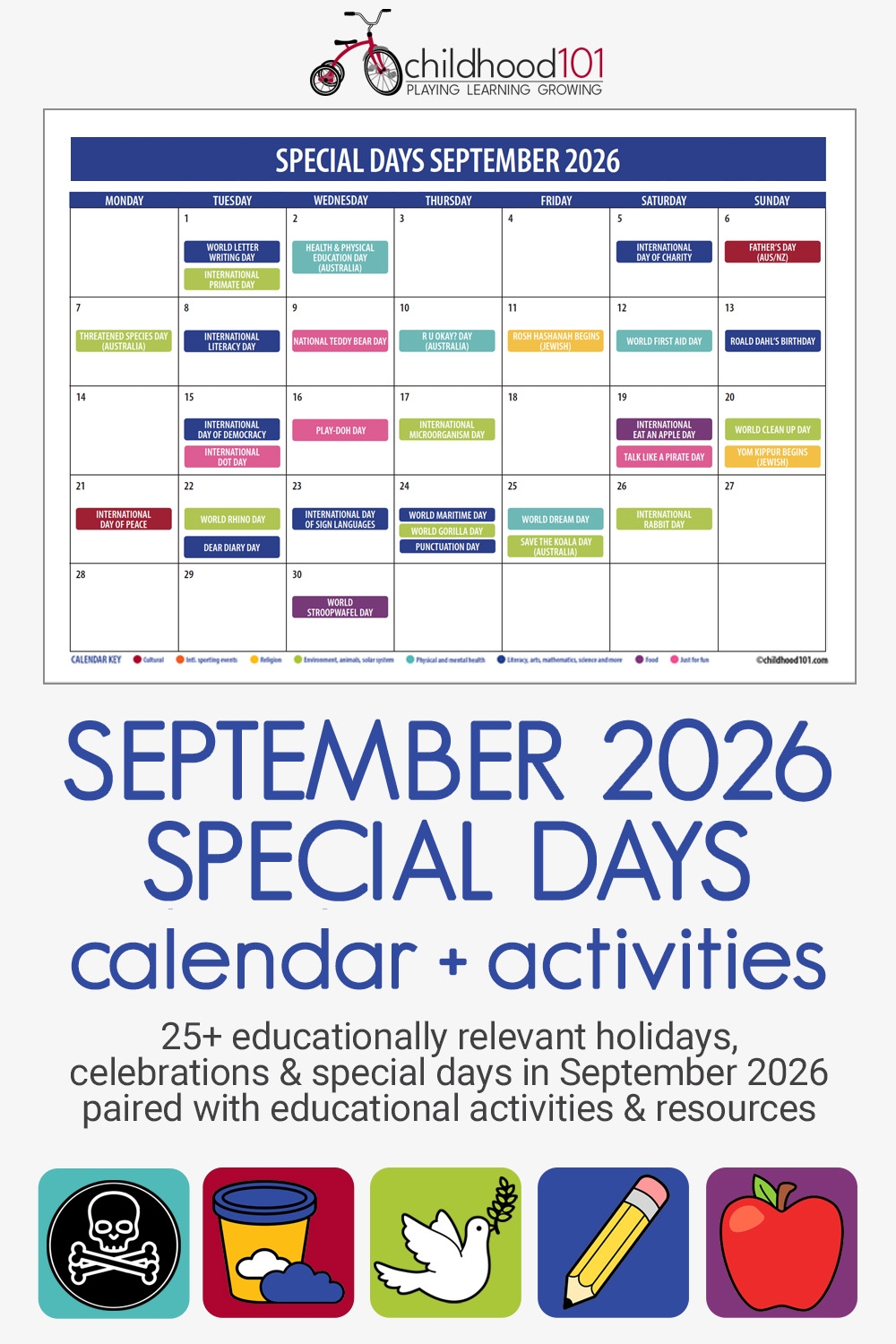 September 2026 Classroom Holidays amp Celebrations Calendar