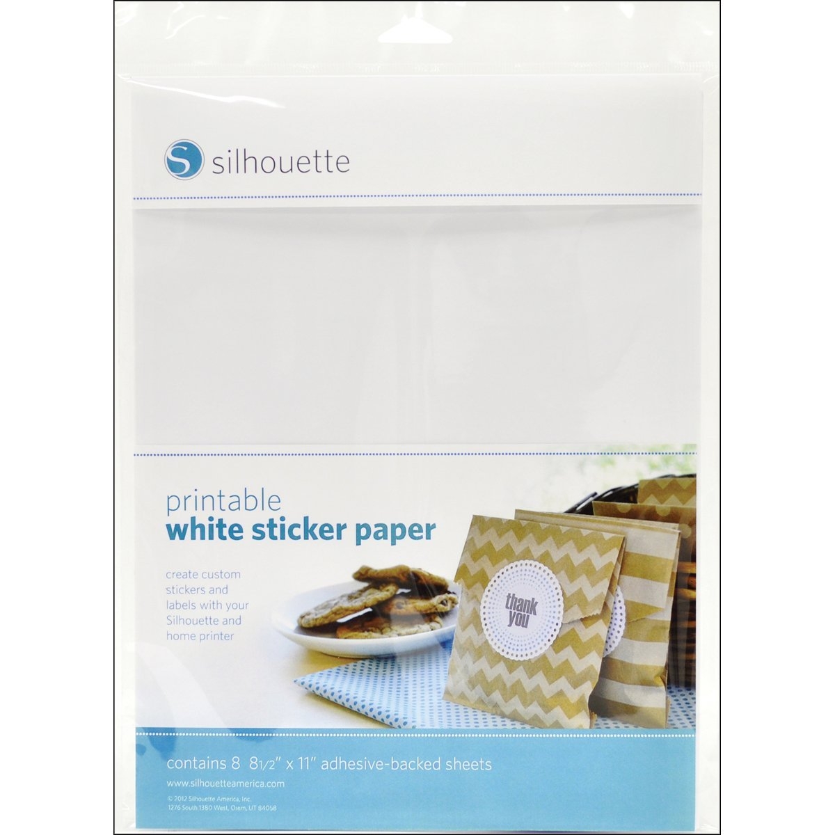 Silhouette Printable Sticker Paper White Amazon de Home amp Kitchen