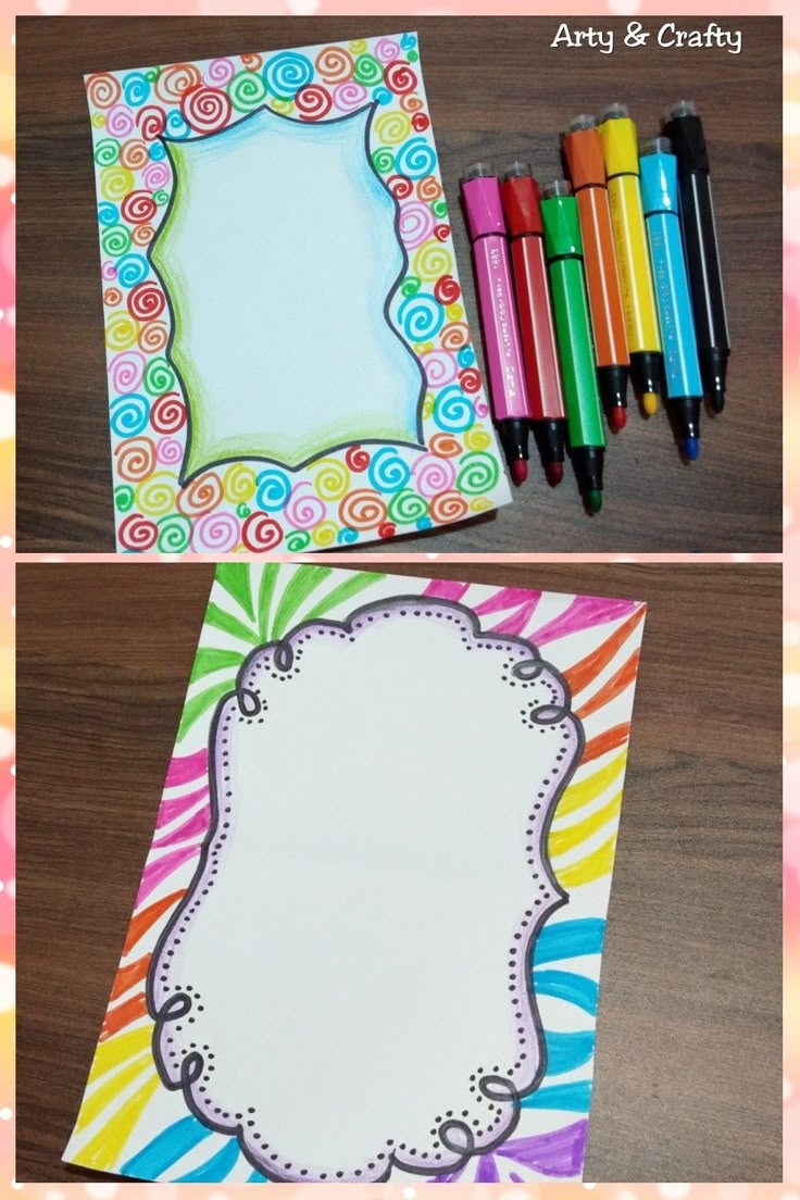 Simple Border Design Border Design On Paper Designs For Front 