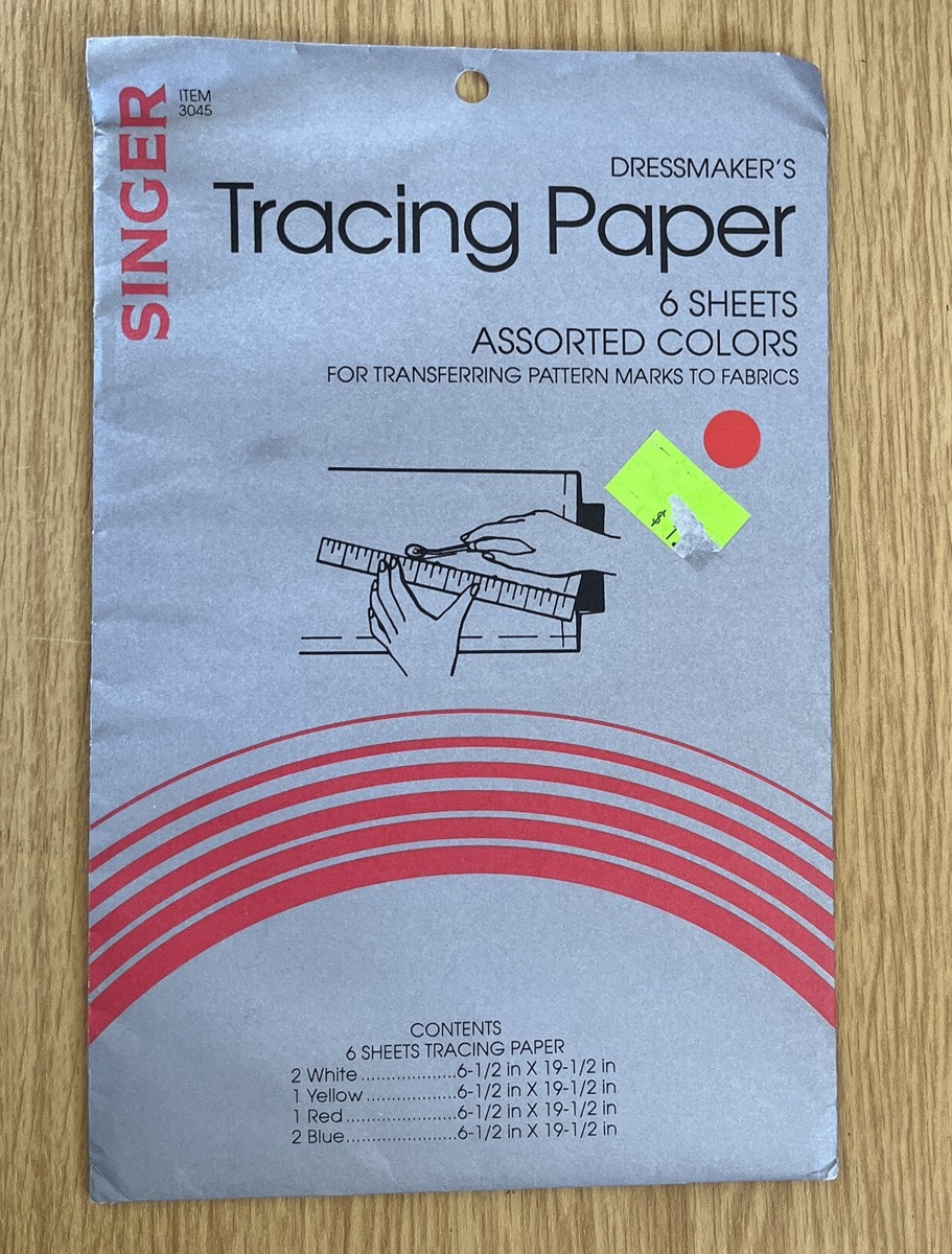 Singer Tracing Paper 6 Sheets Assorted Colours NEW EBay UK